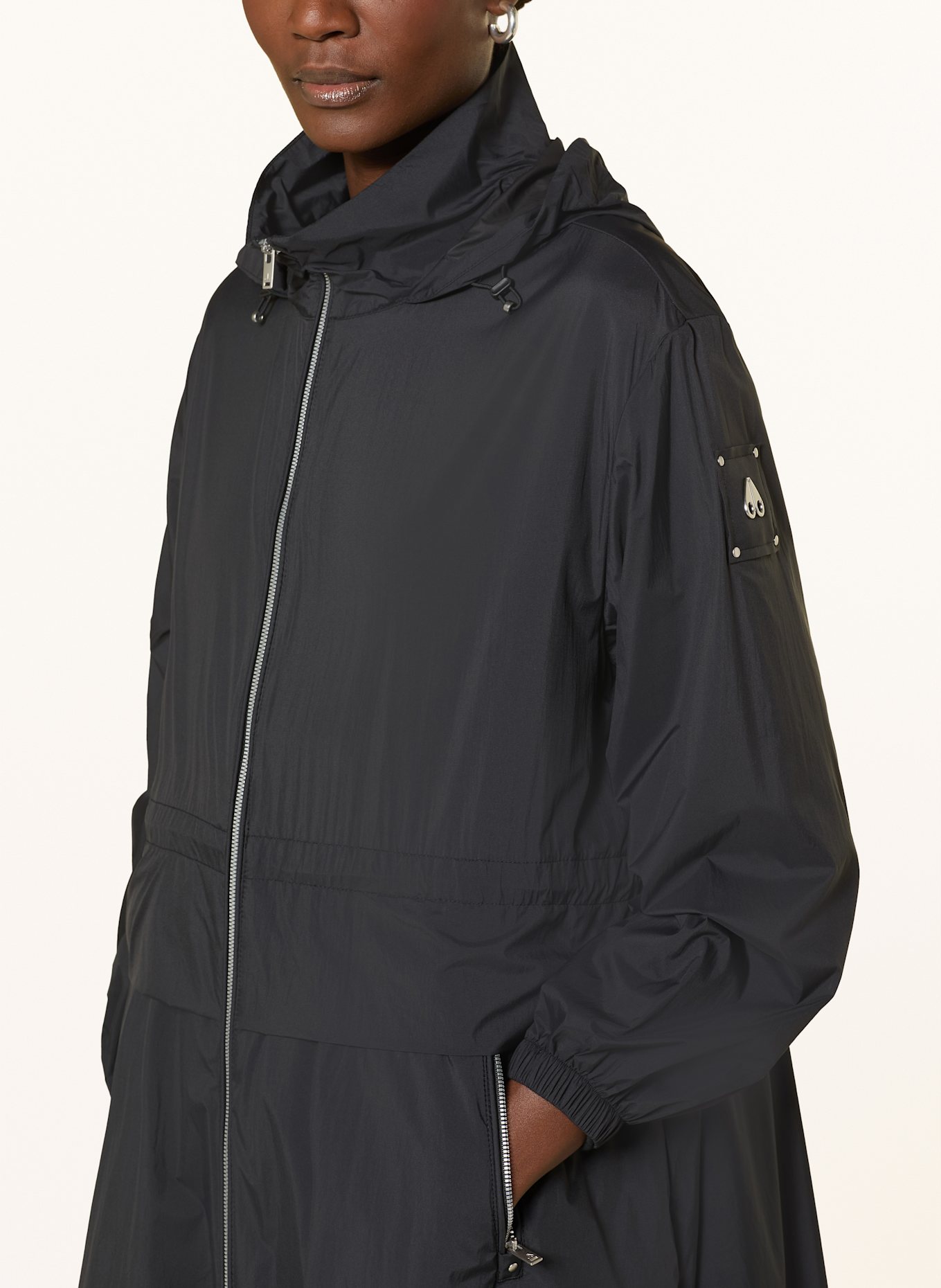 MOOSE KNUCKLES Bunda do deště RACHELLE: ČERNÁ