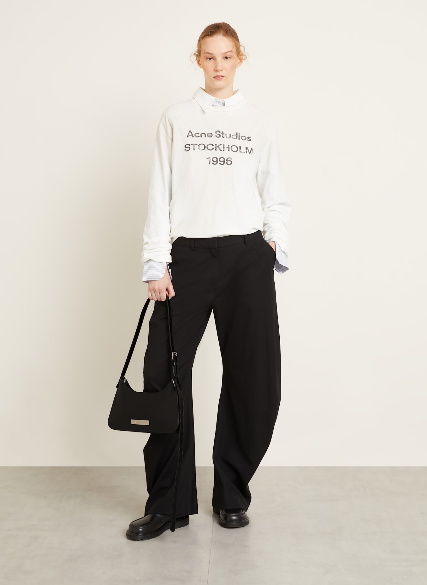 Acne Studios Shoulder bag: BLACK