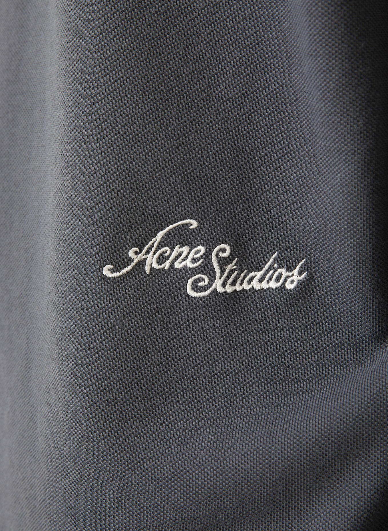 Acne Studios Tričko s dlouhým rukávem: TMAVĚ ŠEDÁ