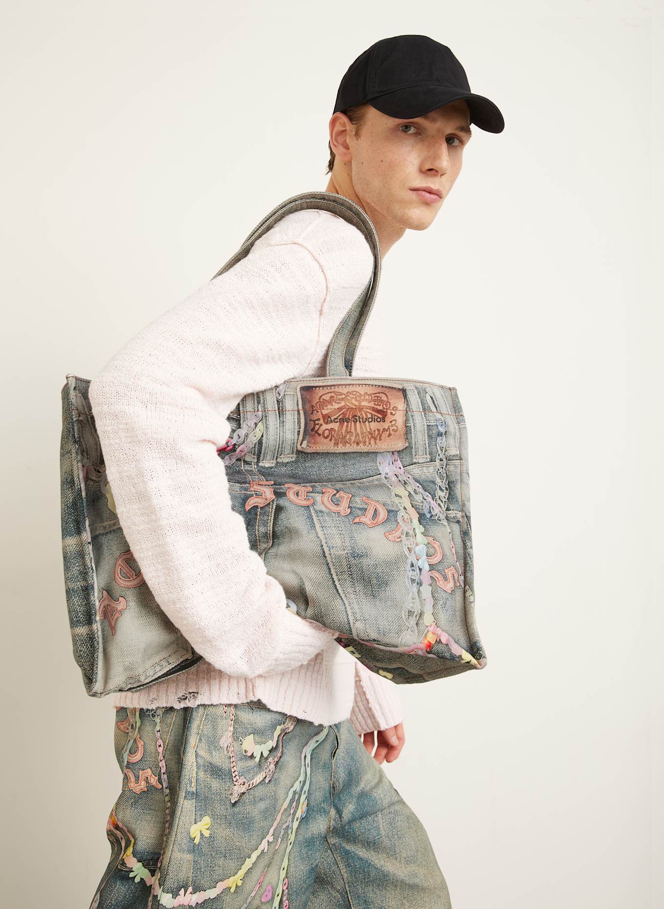 Acne Studios Shopper: MODRÁ (Obrázek 4)