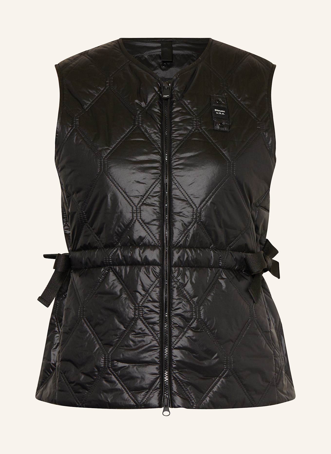 Blauer Steppweste SELDEN: SCHWARZ