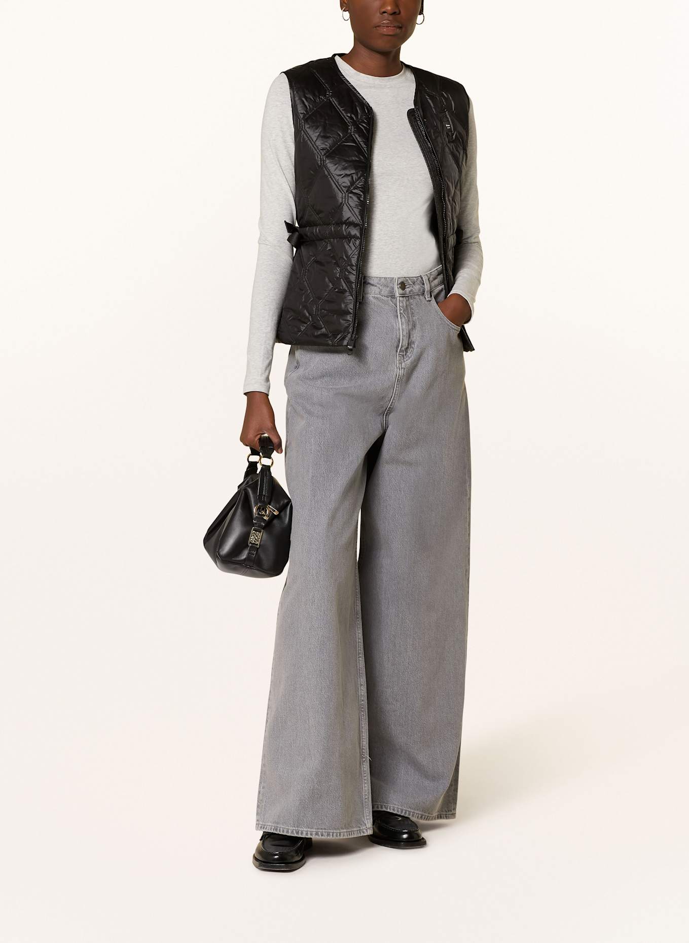 Blauer Steppweste SELDEN: SCHWARZ