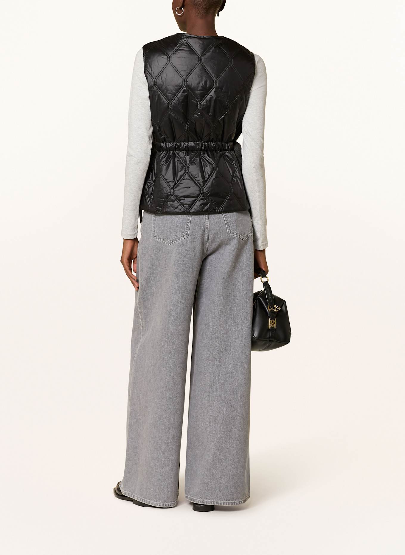 Blauer Steppweste SELDEN: SCHWARZ