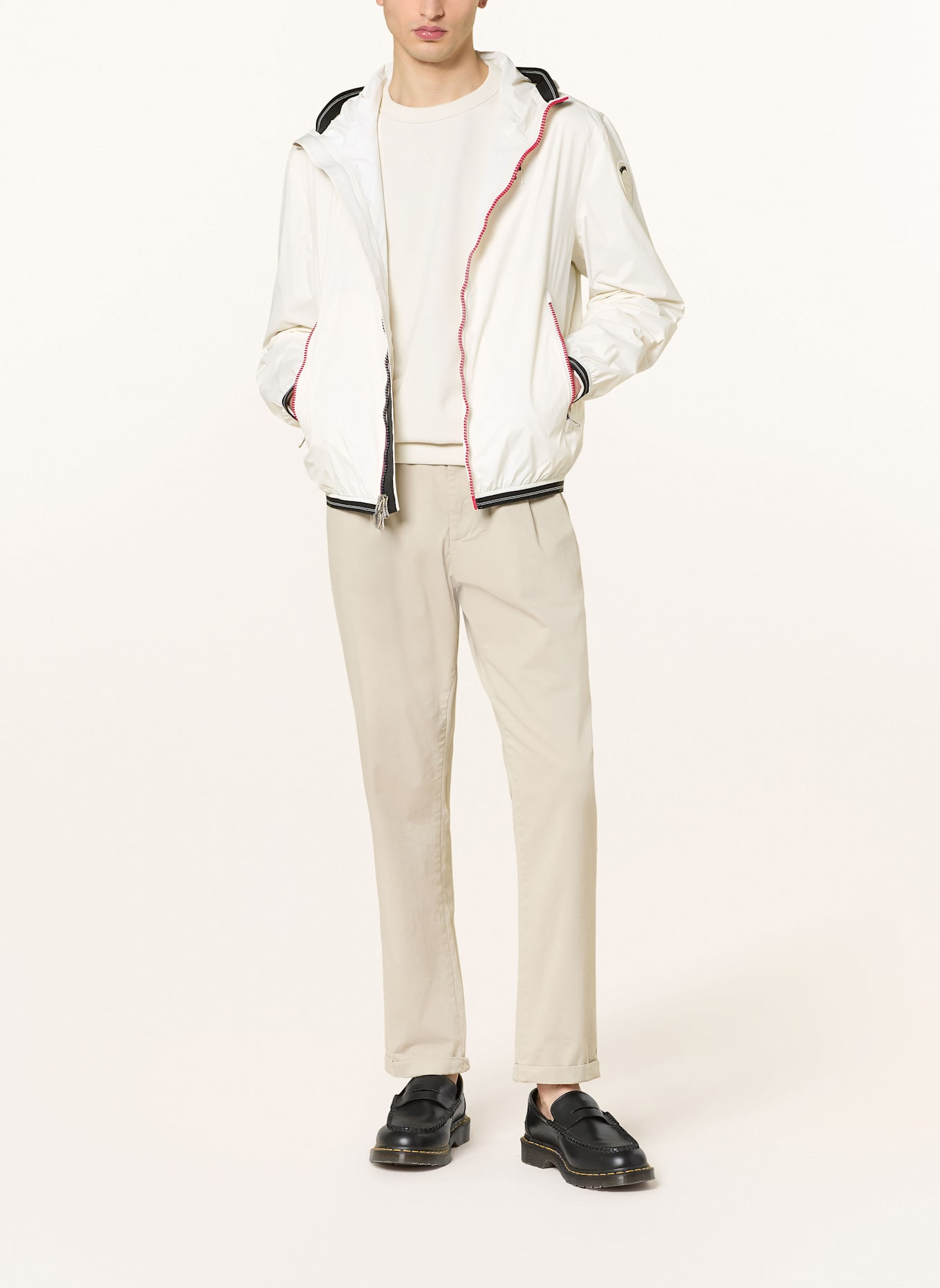Blauer Windbreaker DODGE: WHITE