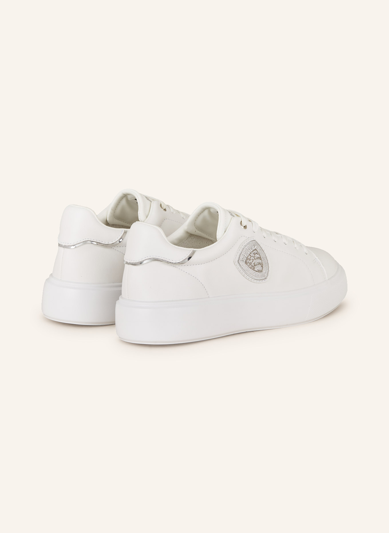 Blauer ATHLETIC sneaker VENUS mit Schmucksteinen, Farbe: WEISS (Bild 2)