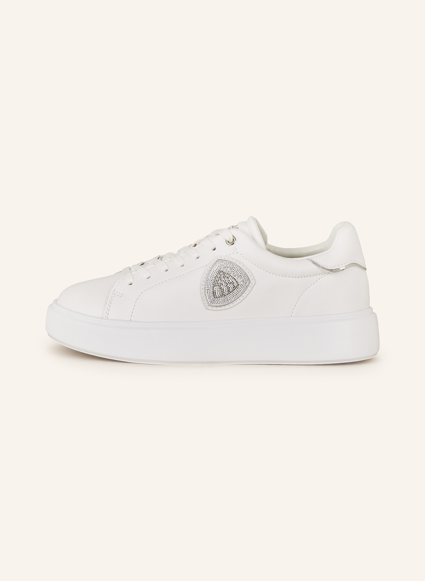 Blauer ATHLETIC sneaker VENUS mit Schmucksteinen, Farbe: WEISS (Bild 4)
