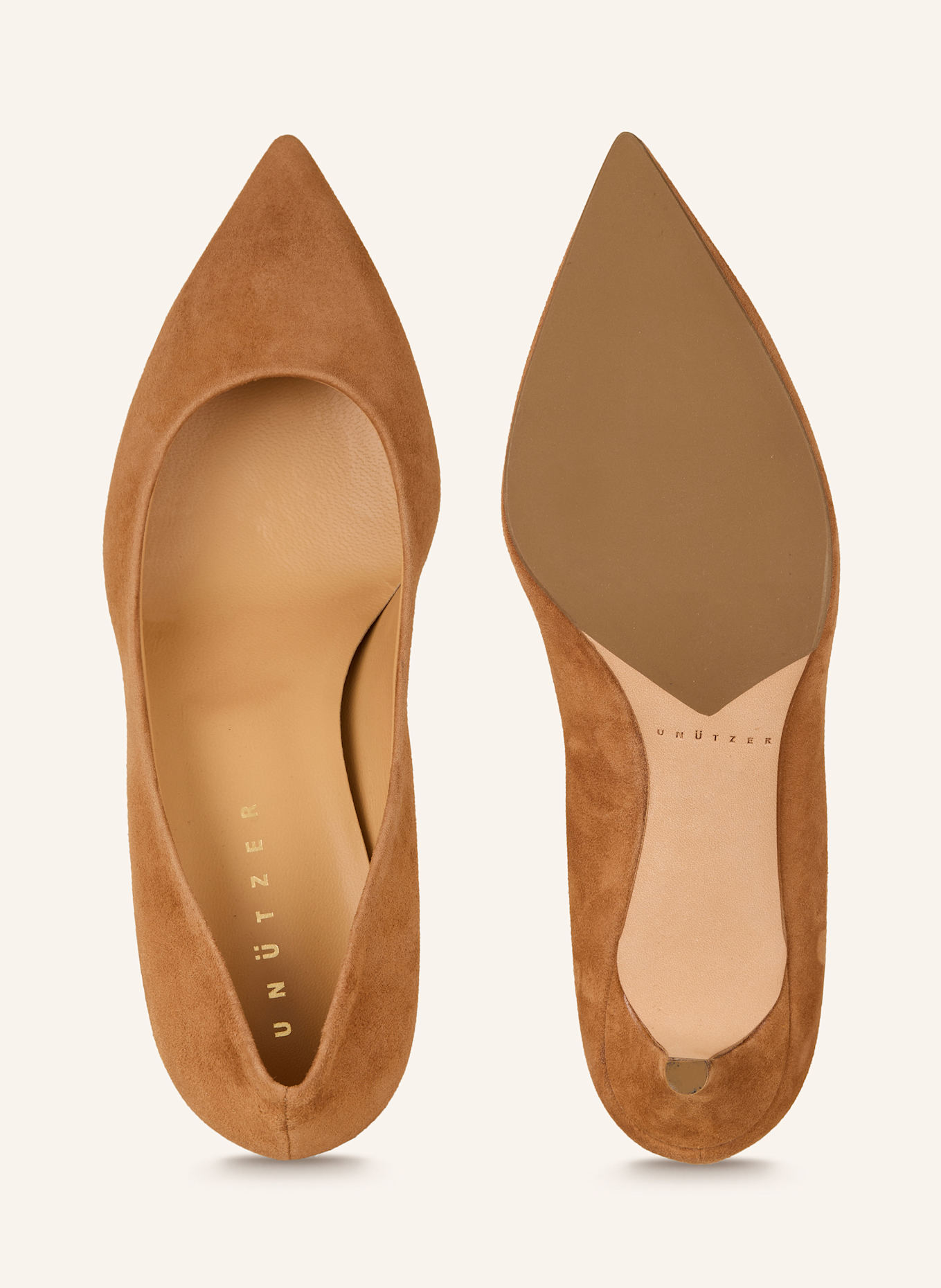UNÜTZER Czółenka: BRĄZOWY
