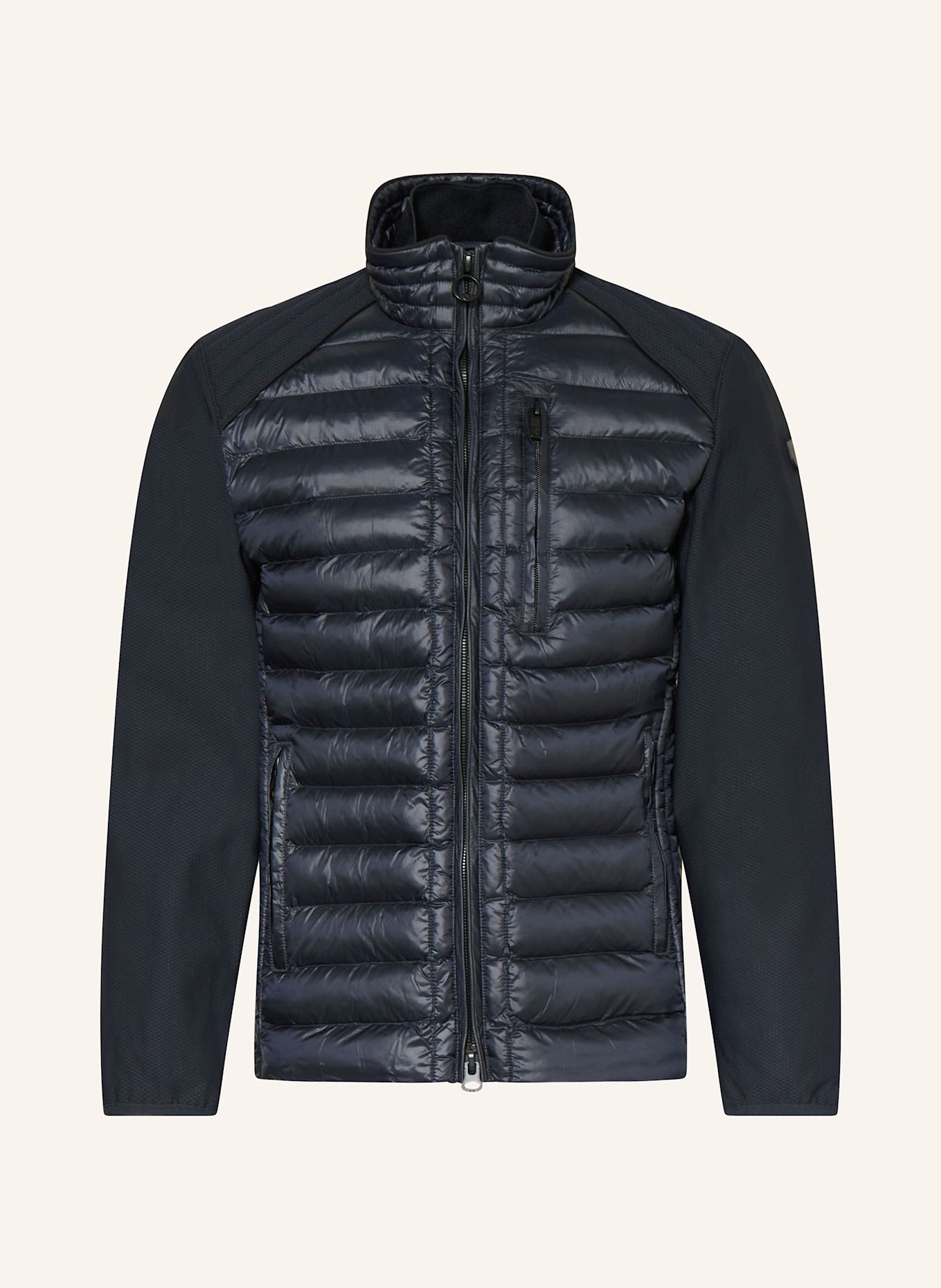 WELLENSTEYN Steppjacke MOL im Materialmix: DUNKELBLAU