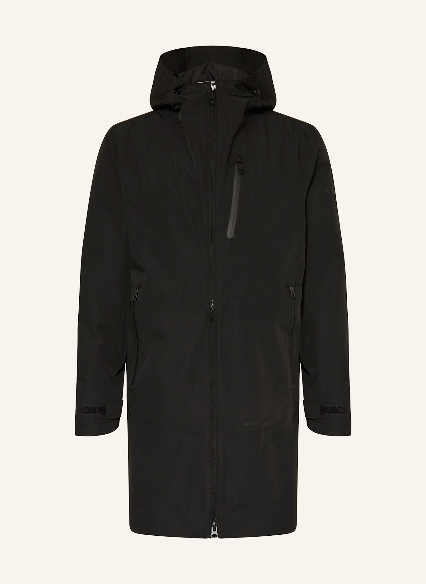 WELLENSTEYN Parka METROPOLIS: SCHWARZ