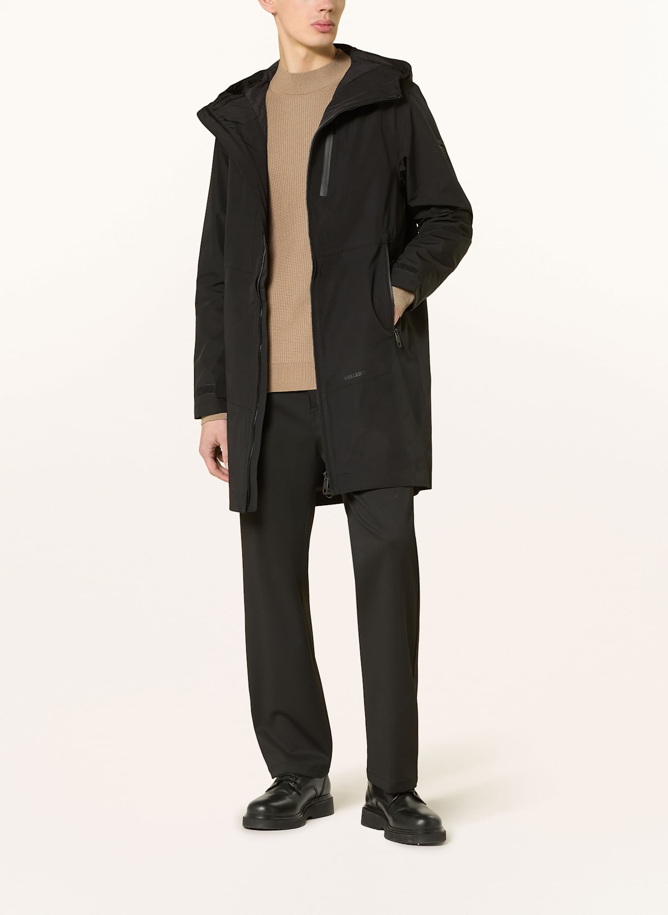WELLENSTEYN Parka METROPOLIS: SCHWARZ