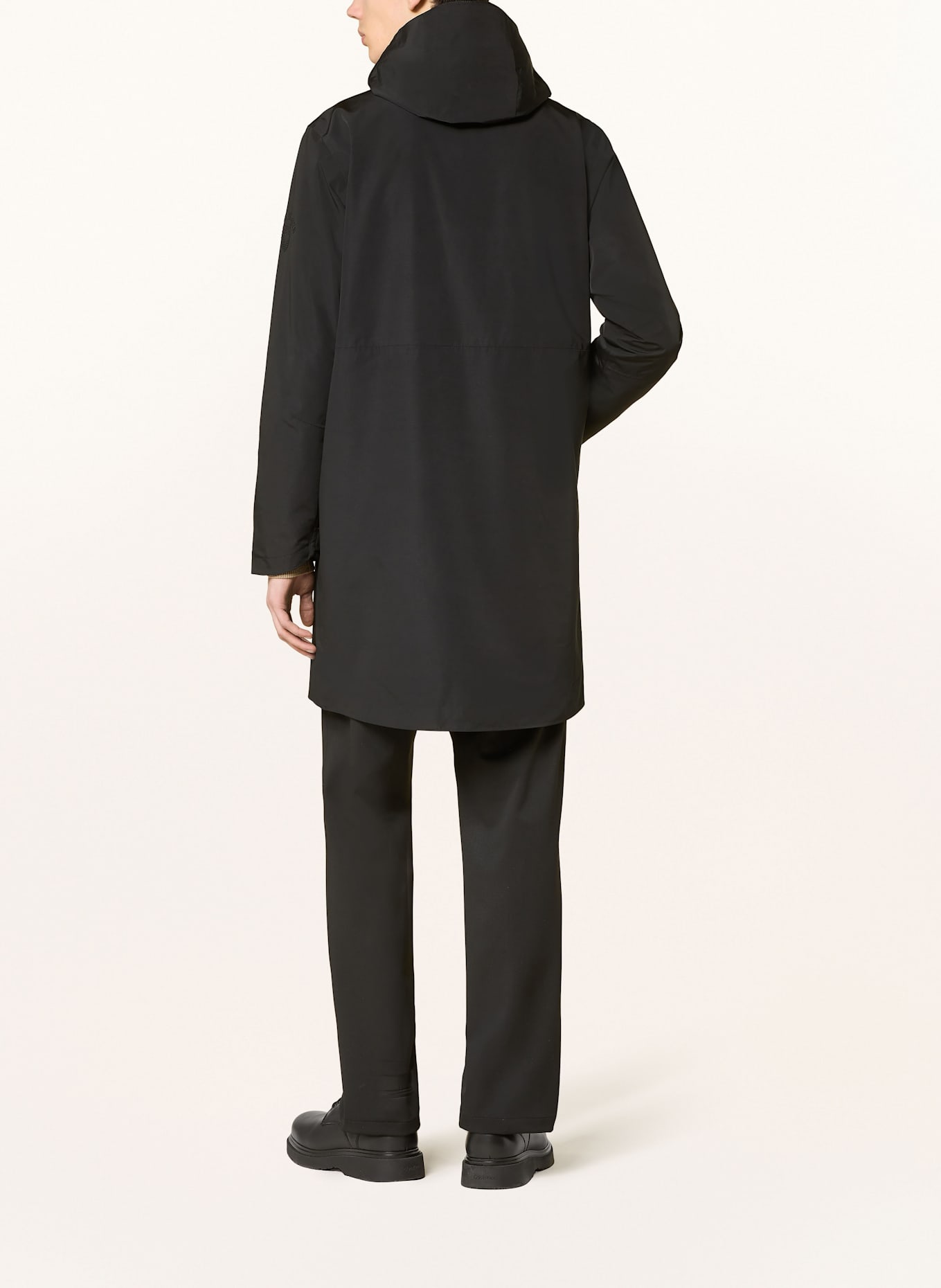 WELLENSTEYN Parka METROPOLIS: SCHWARZ