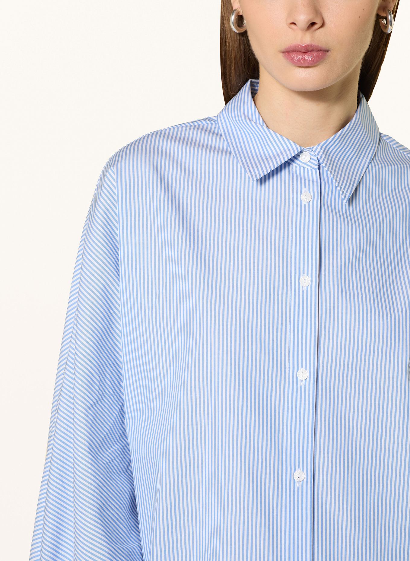 DESOTO Hemdbluse: HELLBLAU/ WEISS