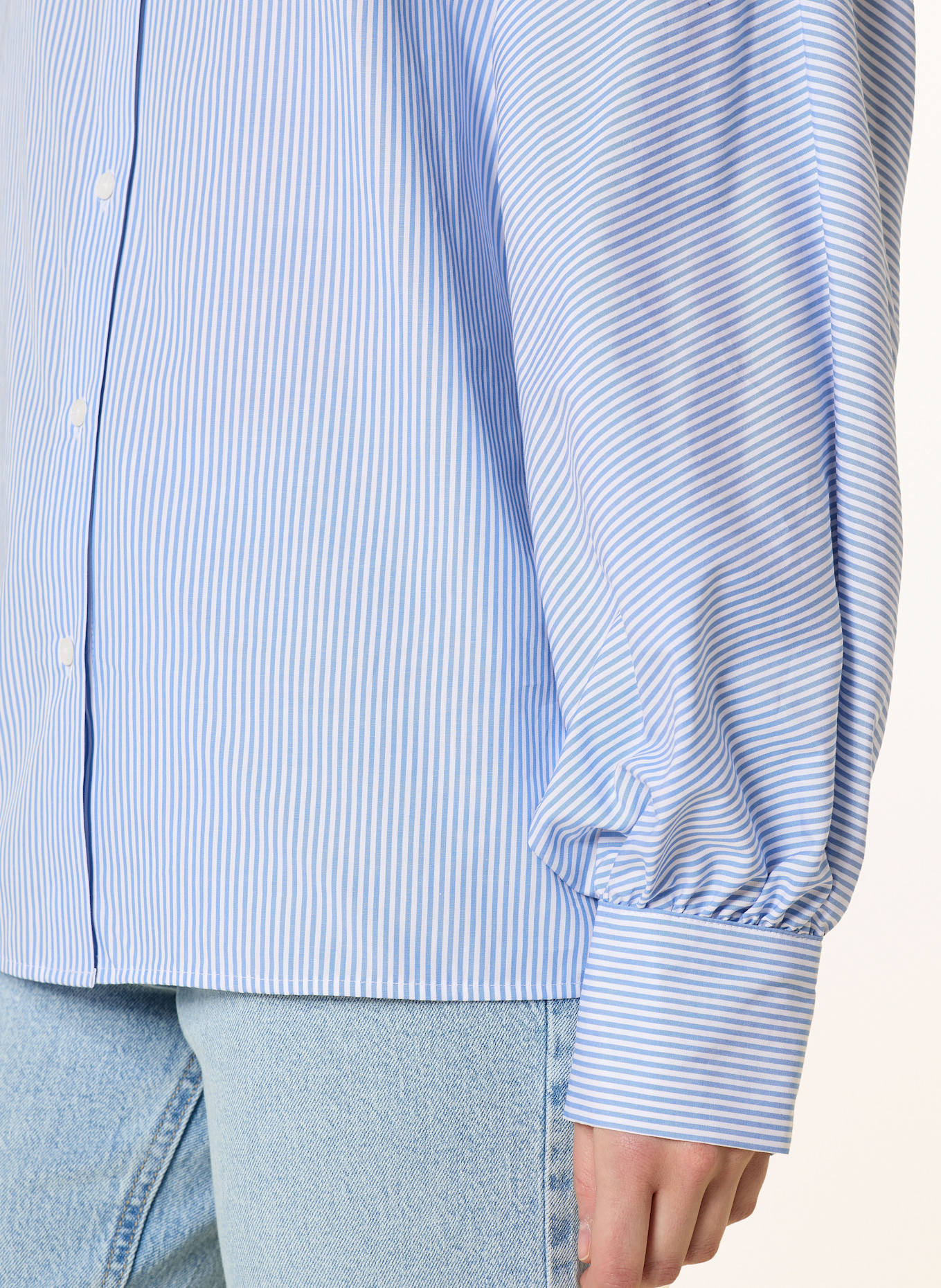 DESOTO Hemdbluse: HELLBLAU/ WEISS