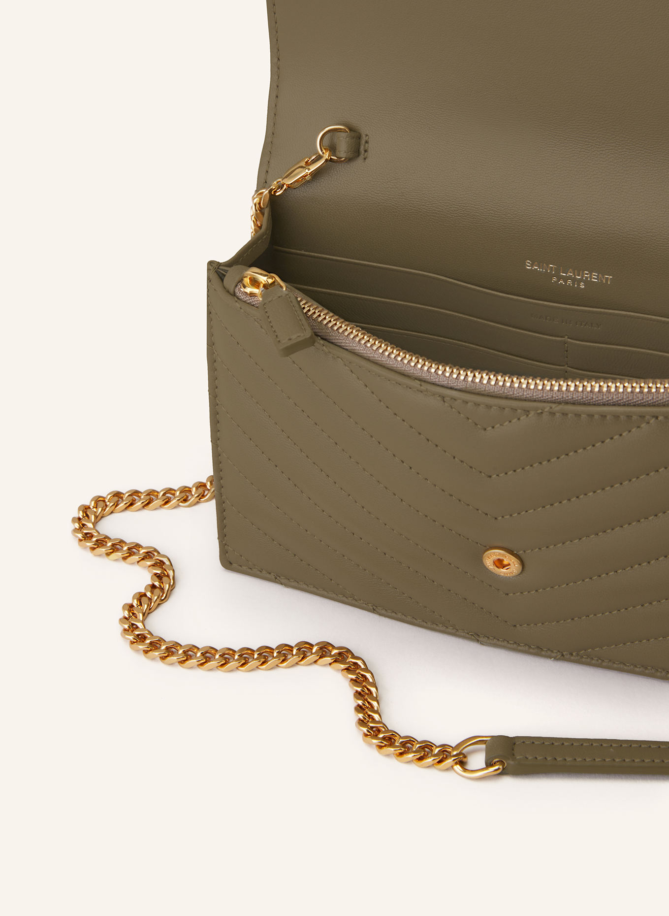 SAINT LAURENT Umhängetasche CASSANDRE, Farbe: KHAKI (Bild 3)