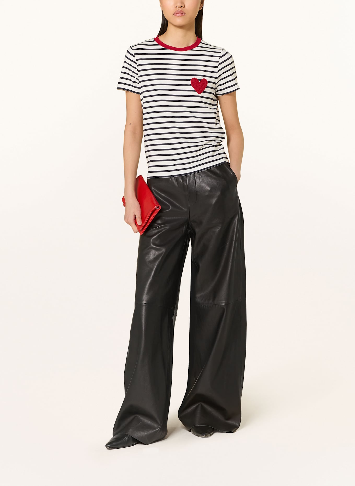 ONLY T-shirt: DARK BLUE / WHITE