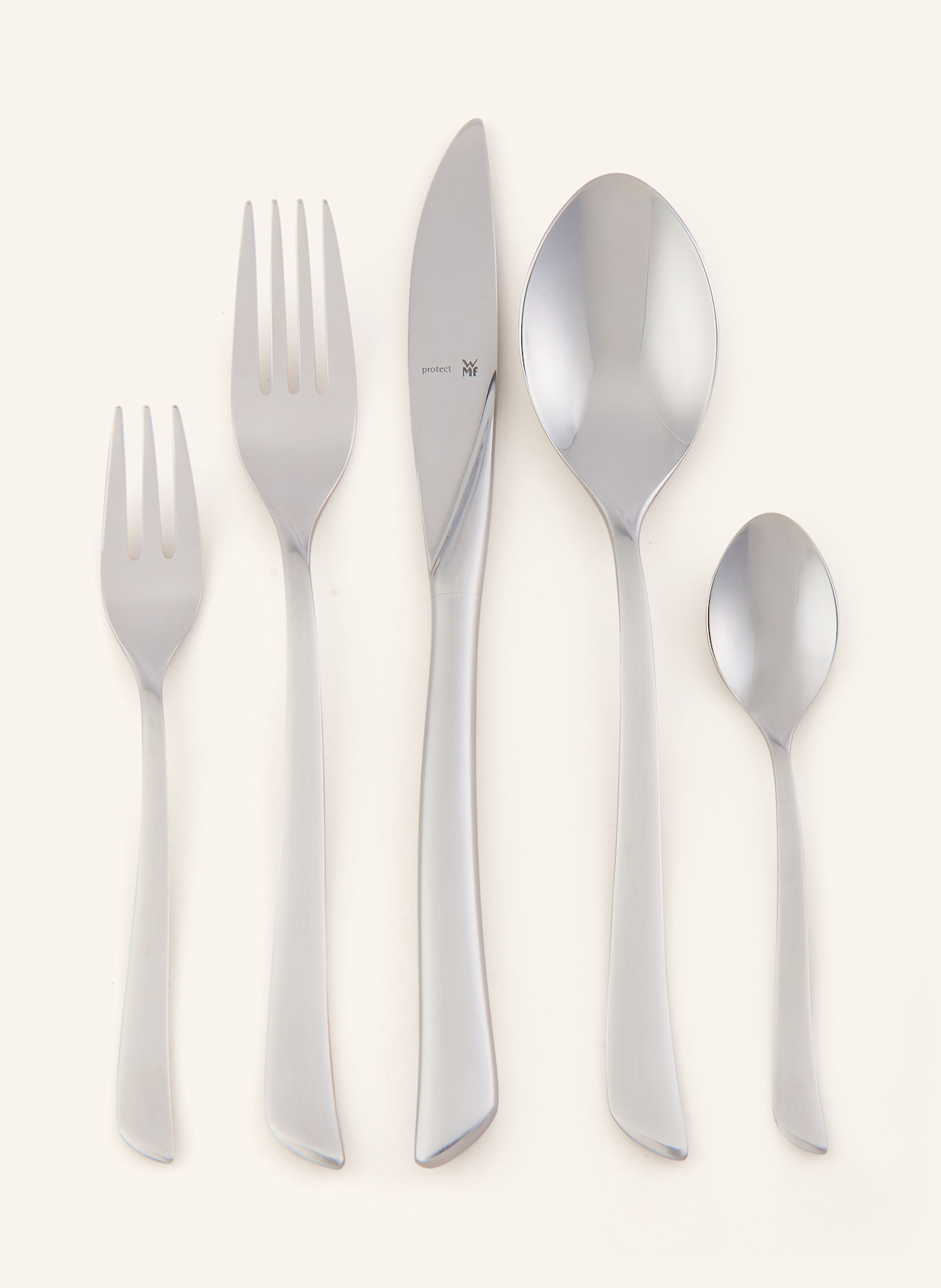 WMF 30-tlg. Besteck-Set VIRGINIA: SILBER