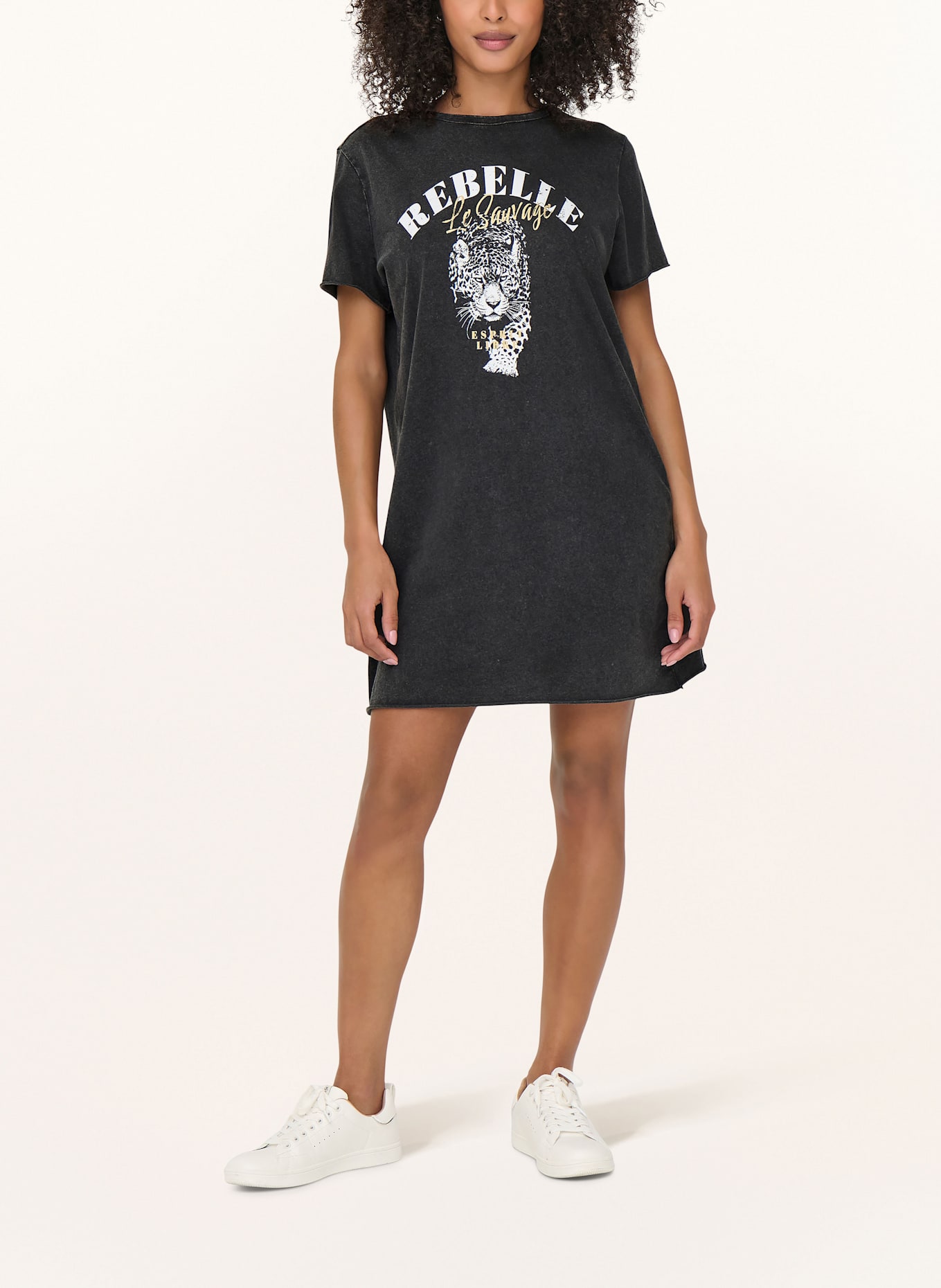 ONLY Jerseykleid: SCHWARZ