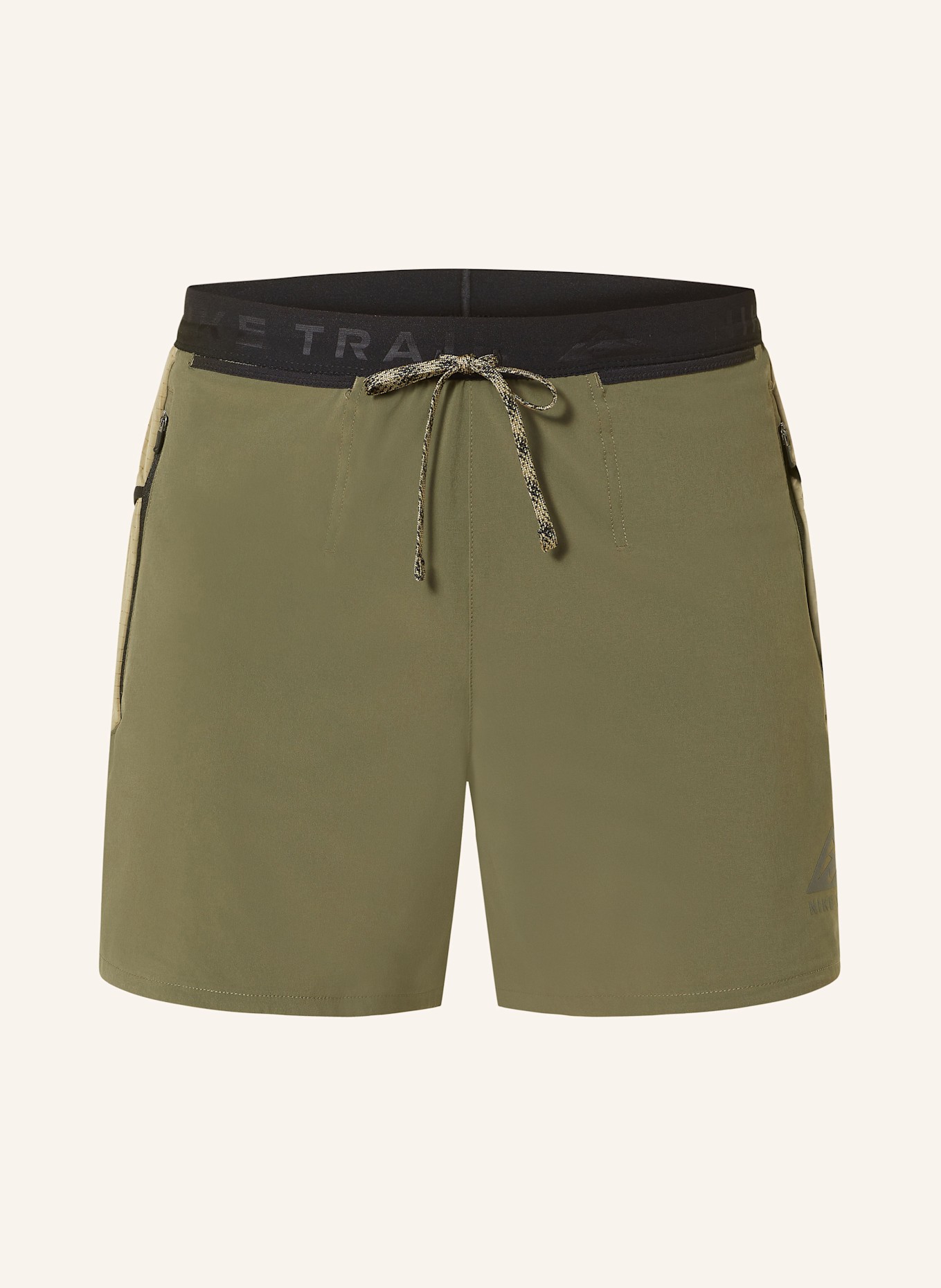 olive green nike running shorts