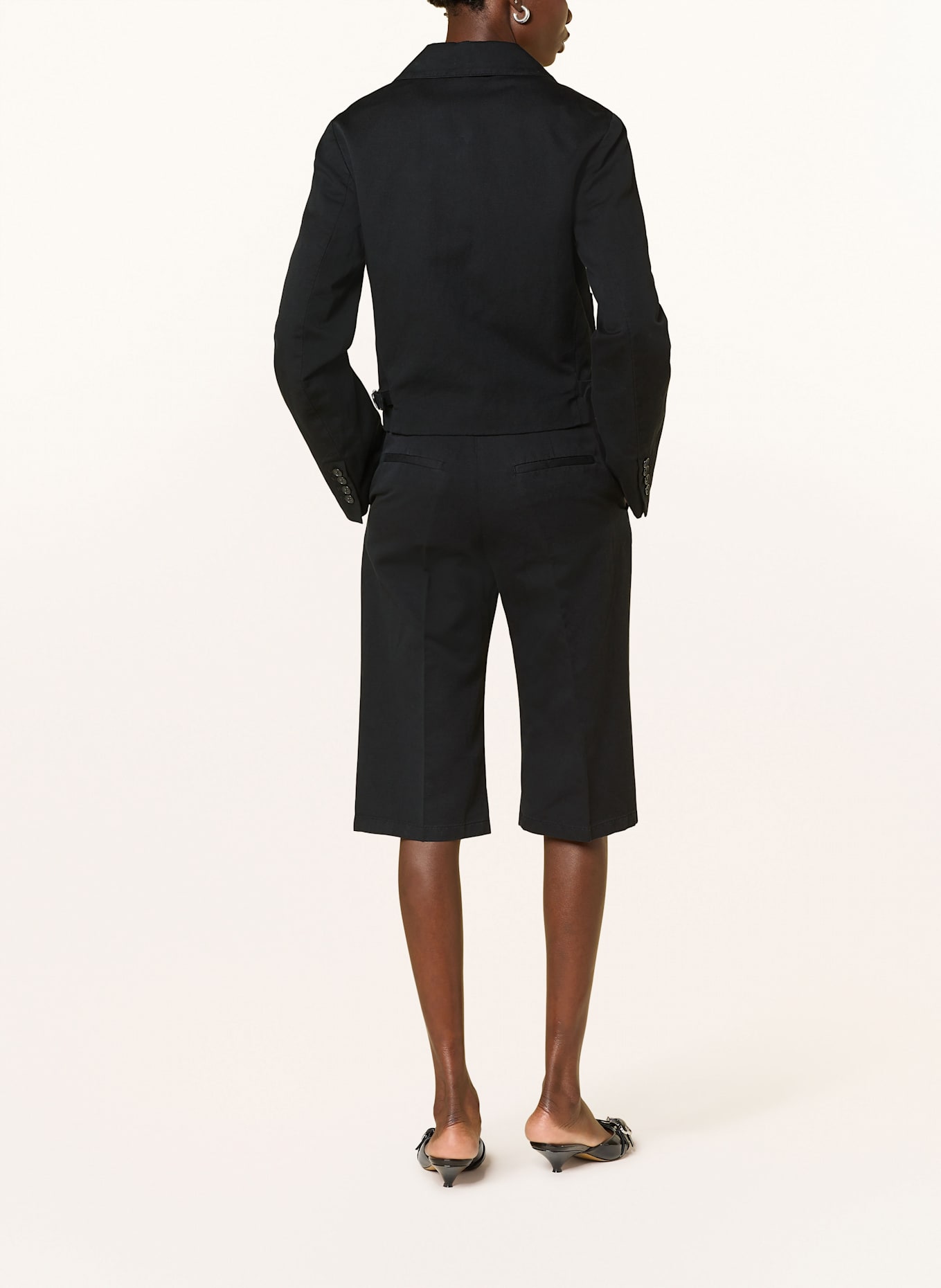 Filippa K preston jacket with linen, Color: BLACK (Image 3)