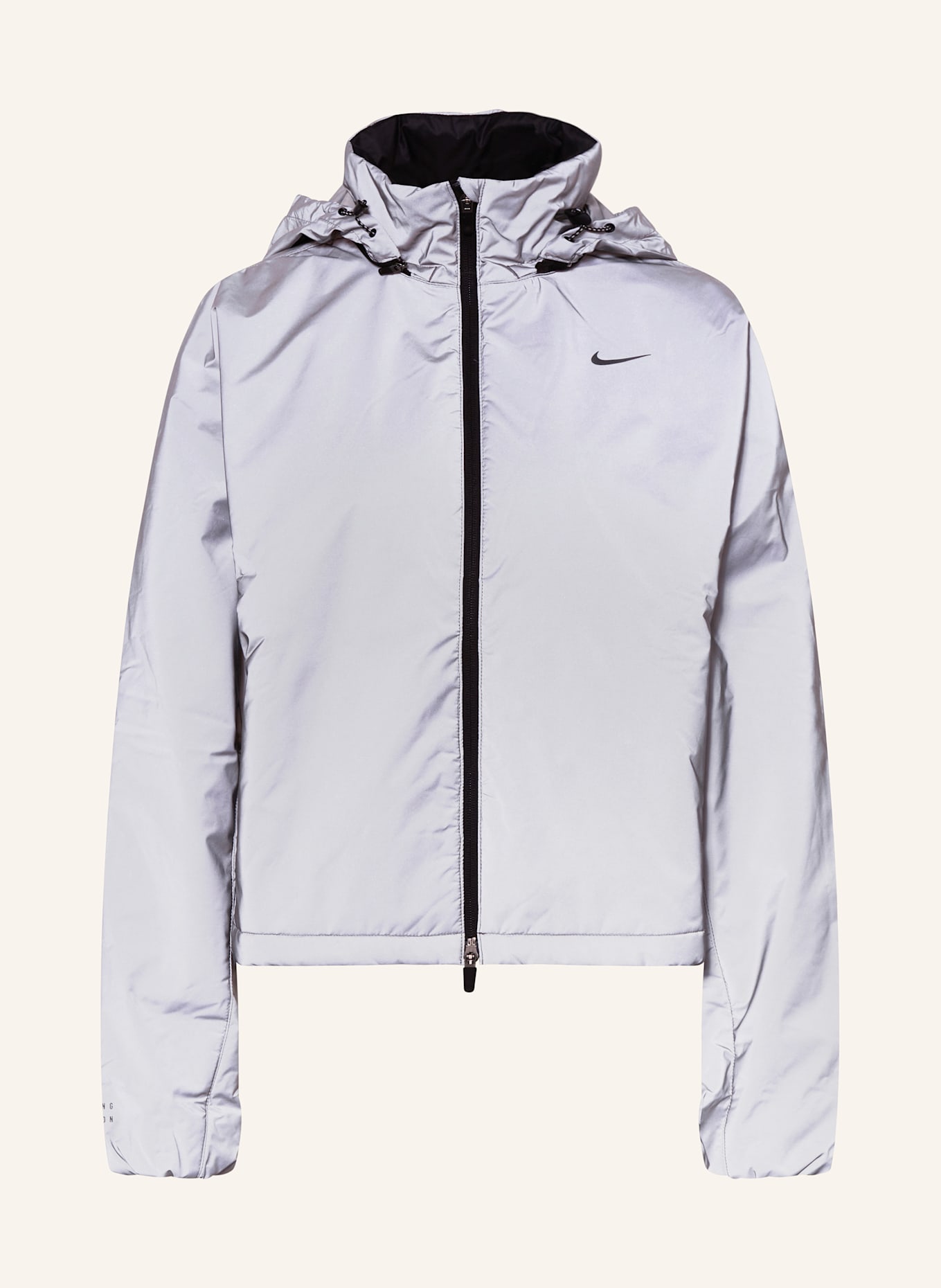 Nike Kurtka do biegania DIVISION: JASNOCZARY