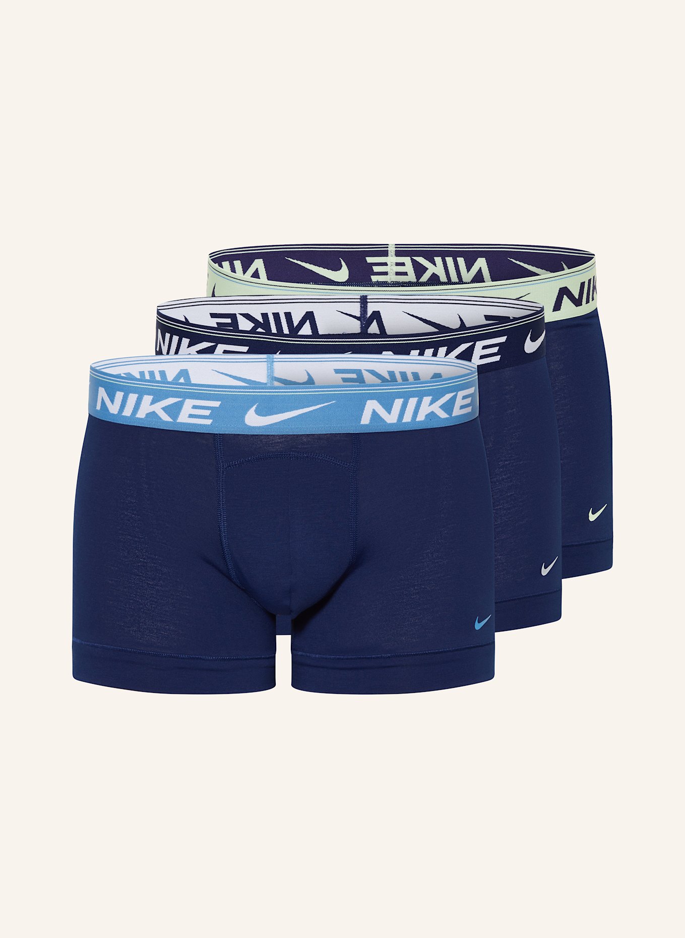 Nike 3-pack of DRI-FIT ULTRA COMFORT boxer shorts in dark blue