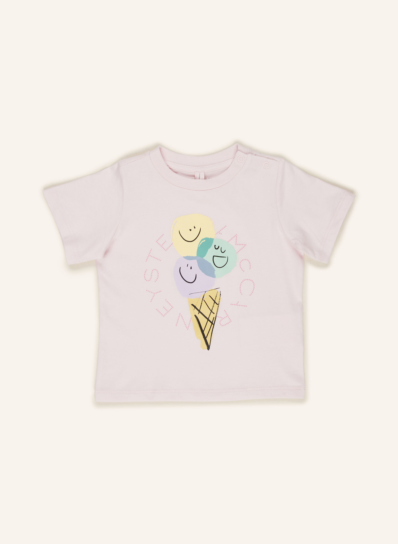 STELLA McCARTNEY KIDS T-Shirt: HELLROSA/ GELB/ HELLGRÜN