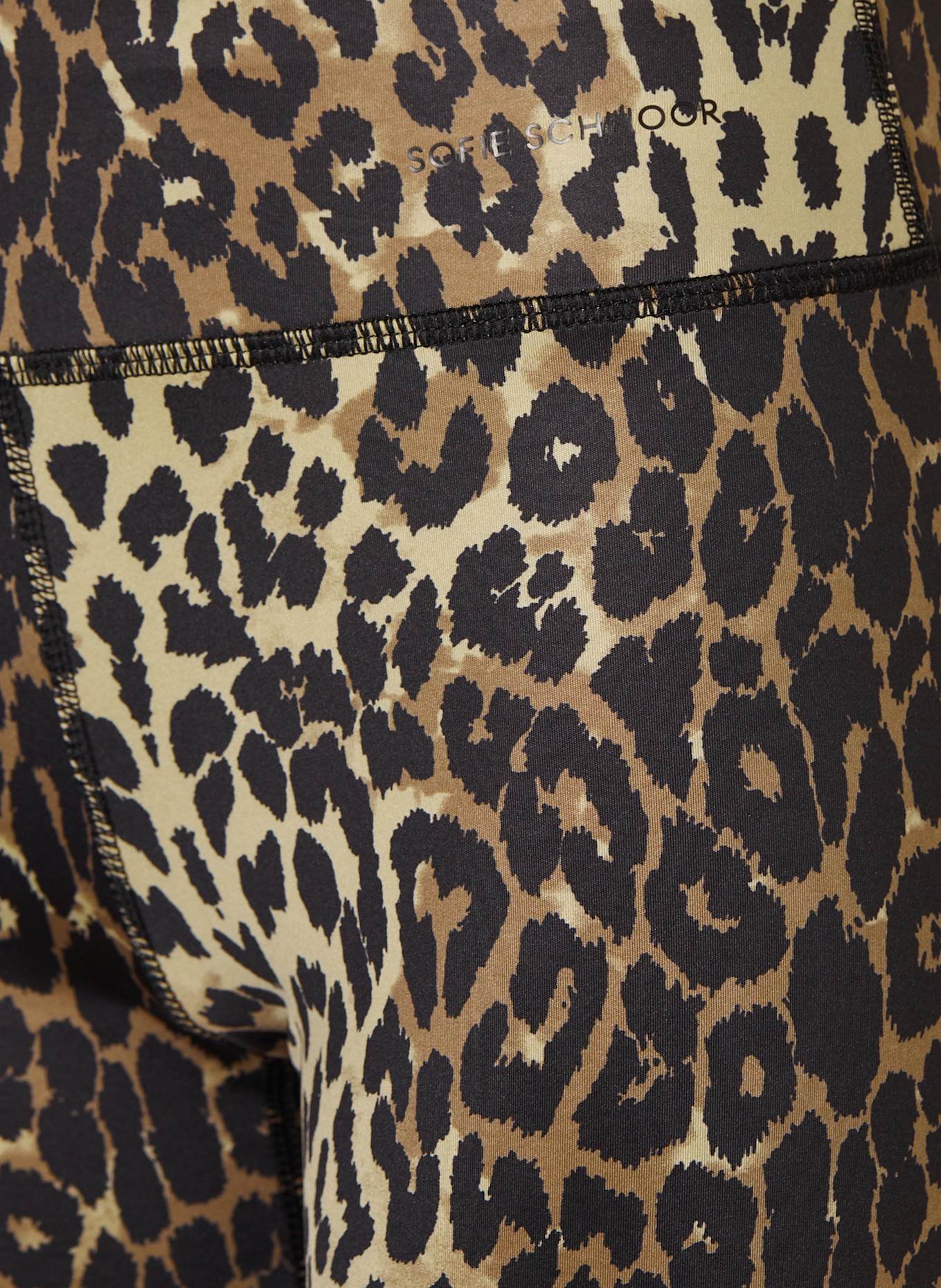 SOFIE SCHNOOR Radlerhose AVALASY: SCHWARZ / HELLBRAUN / COGNAC