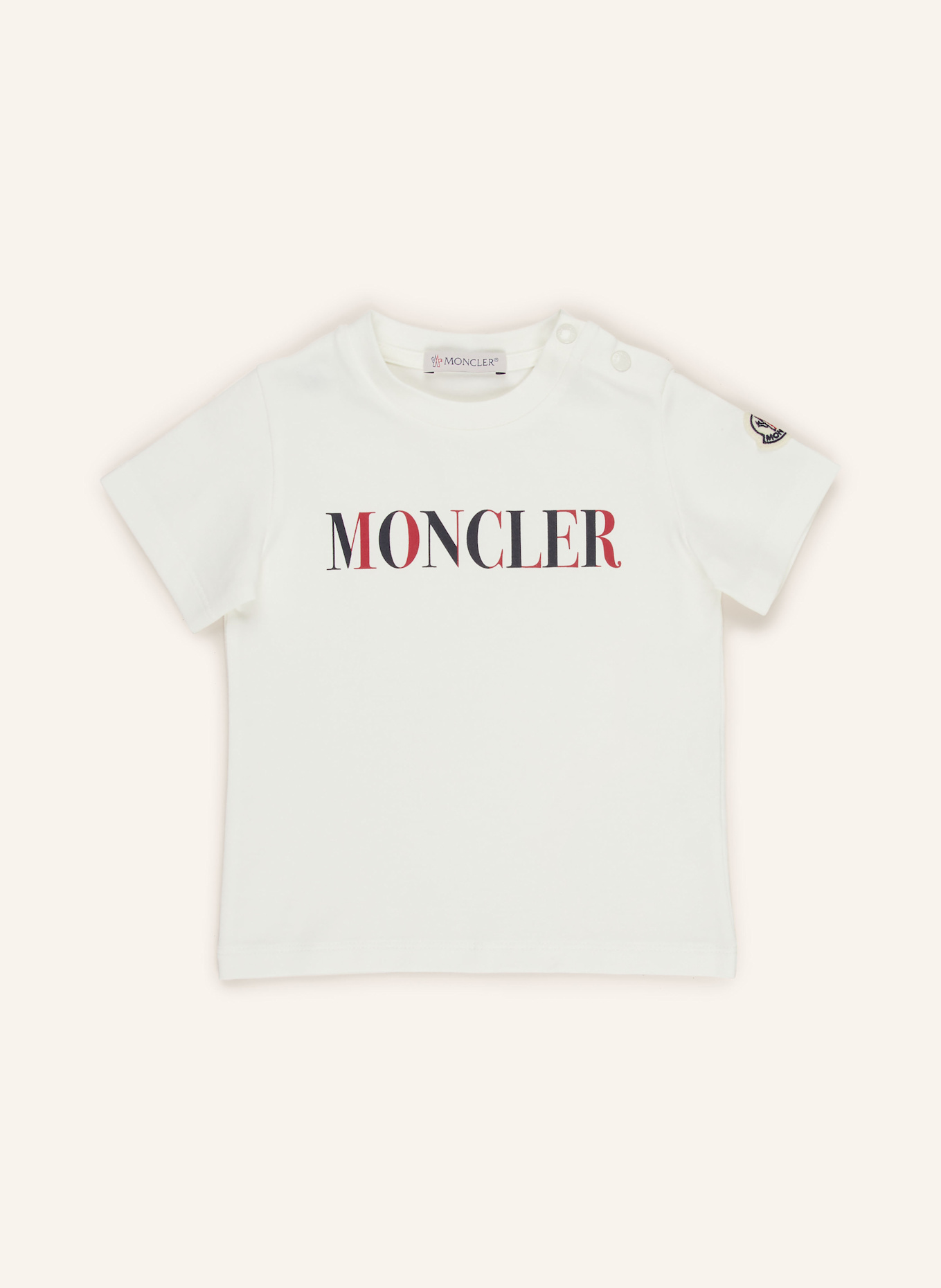 MONCLER enfant T-Shirt: ECRU