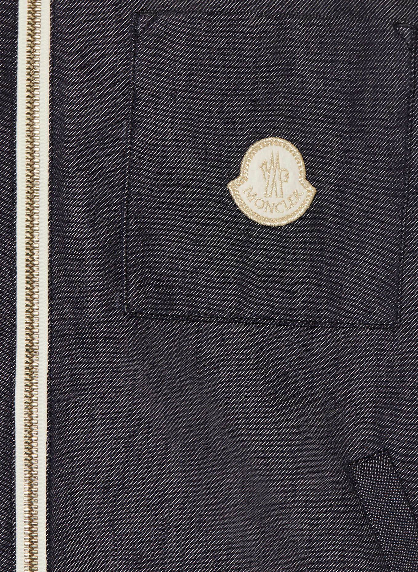 MONCLER enfant Jeansjacke DIRENA: BLAU