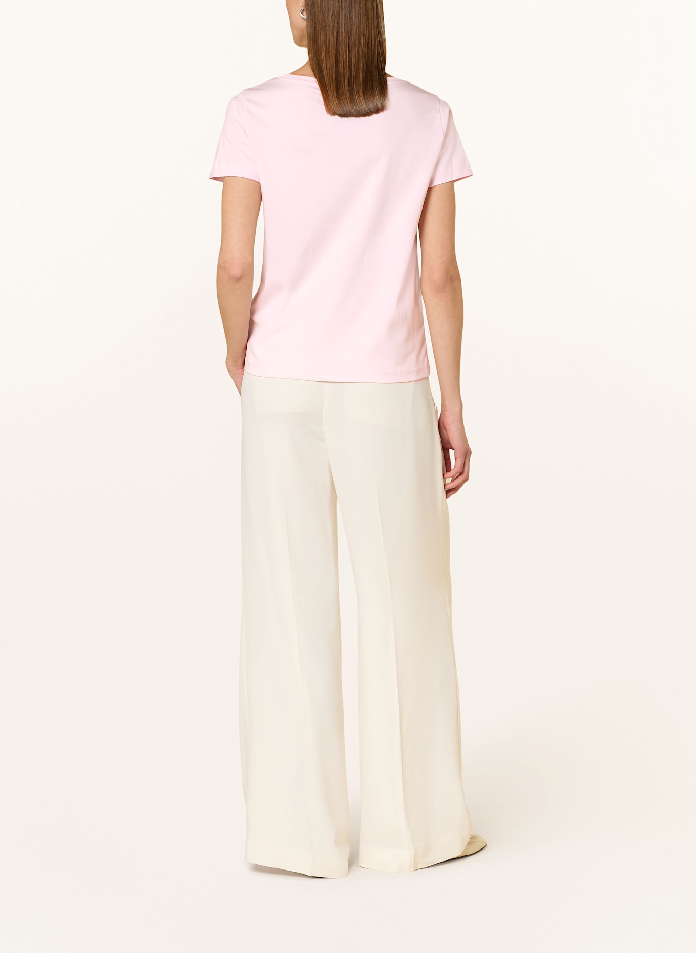 monari T-shirt with decorative gems: LIGHT PINK