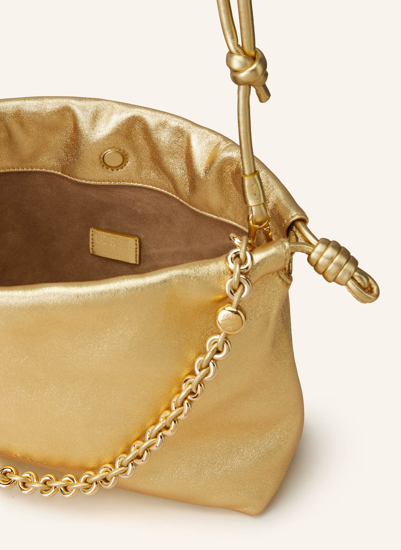 LOEWE Schultertasche FLAMENCO: GOLD