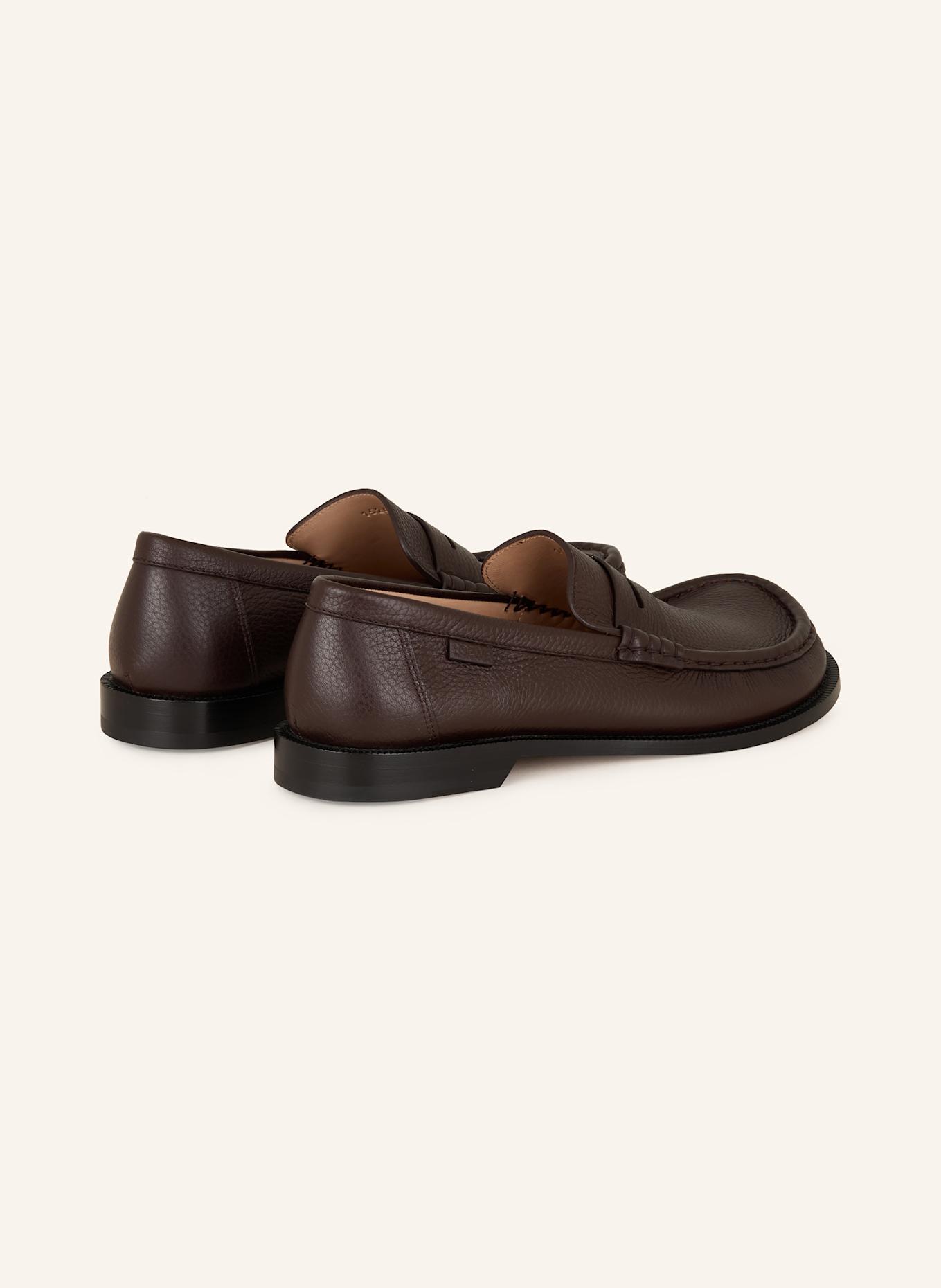 LOEWE Penny loafers CAMPO: CIEMNOBRĄZOWY