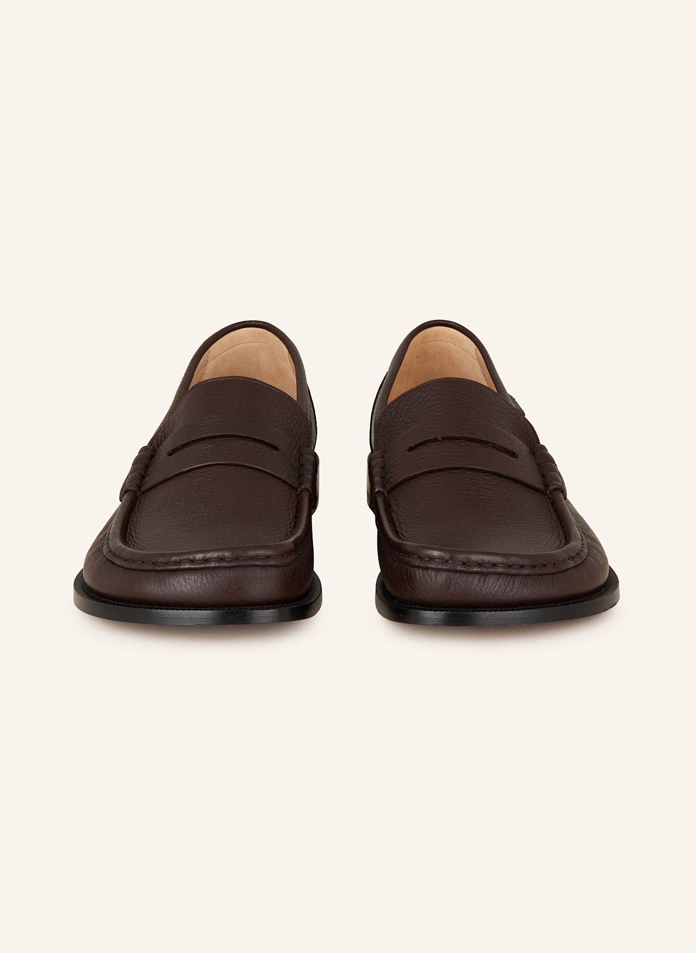 LOEWE Penny loafers CAMPO: CIEMNOBRĄZOWY
