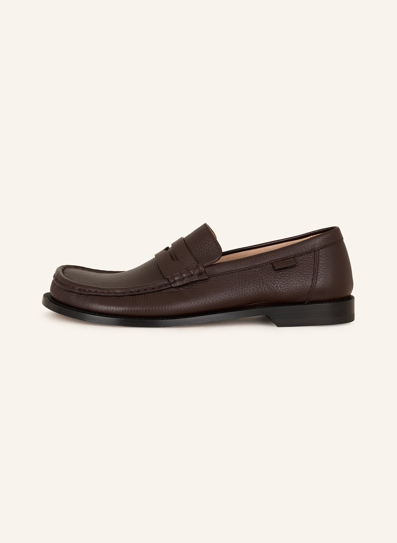 LOEWE Penny loafers CAMPO: CIEMNOBRĄZOWY