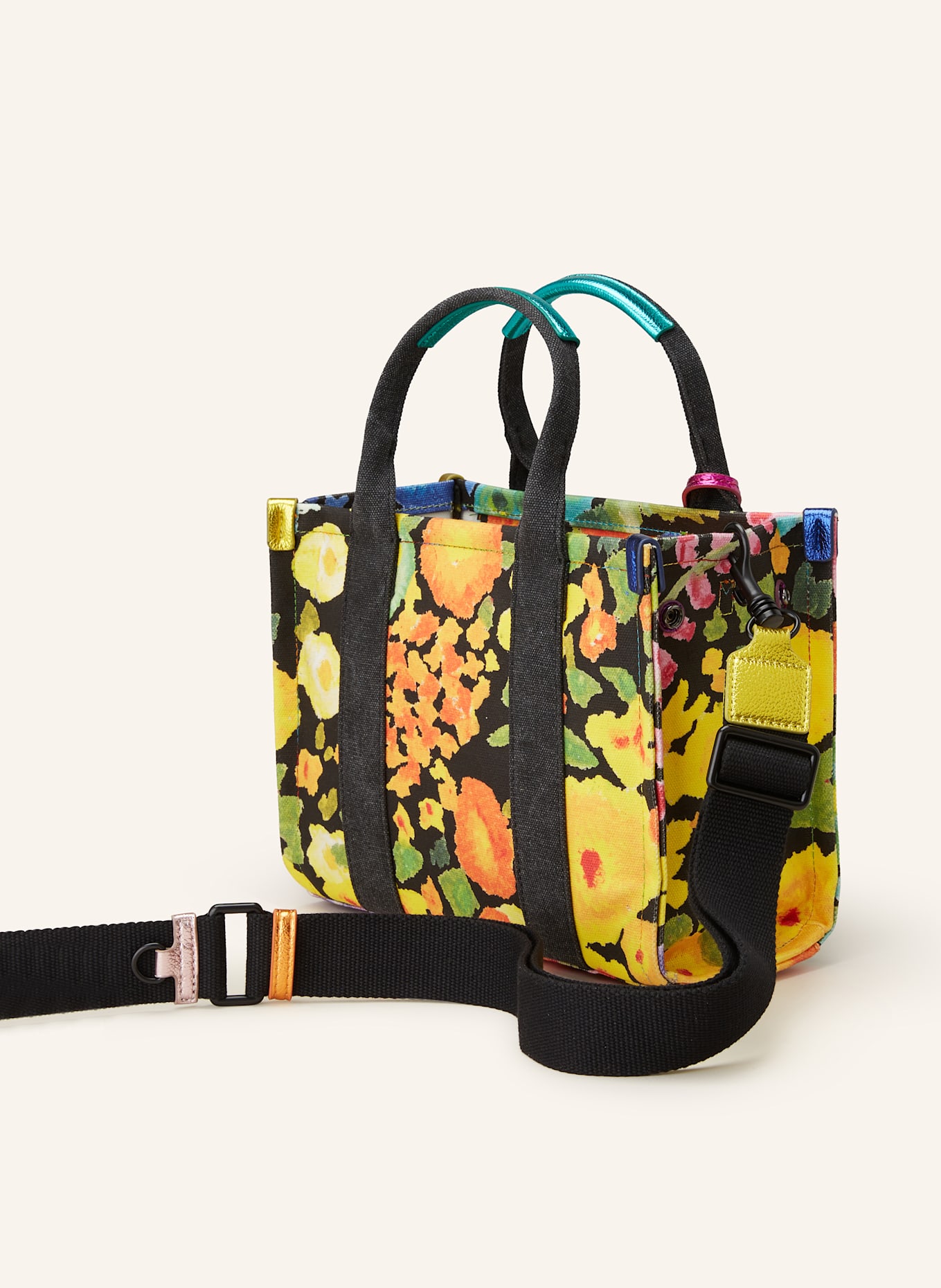 KURT GEIGER Torebka, Kolor: CZARNY/ POMARAŃCZOWY/ ŻÓŁTY (Obrazek 2)