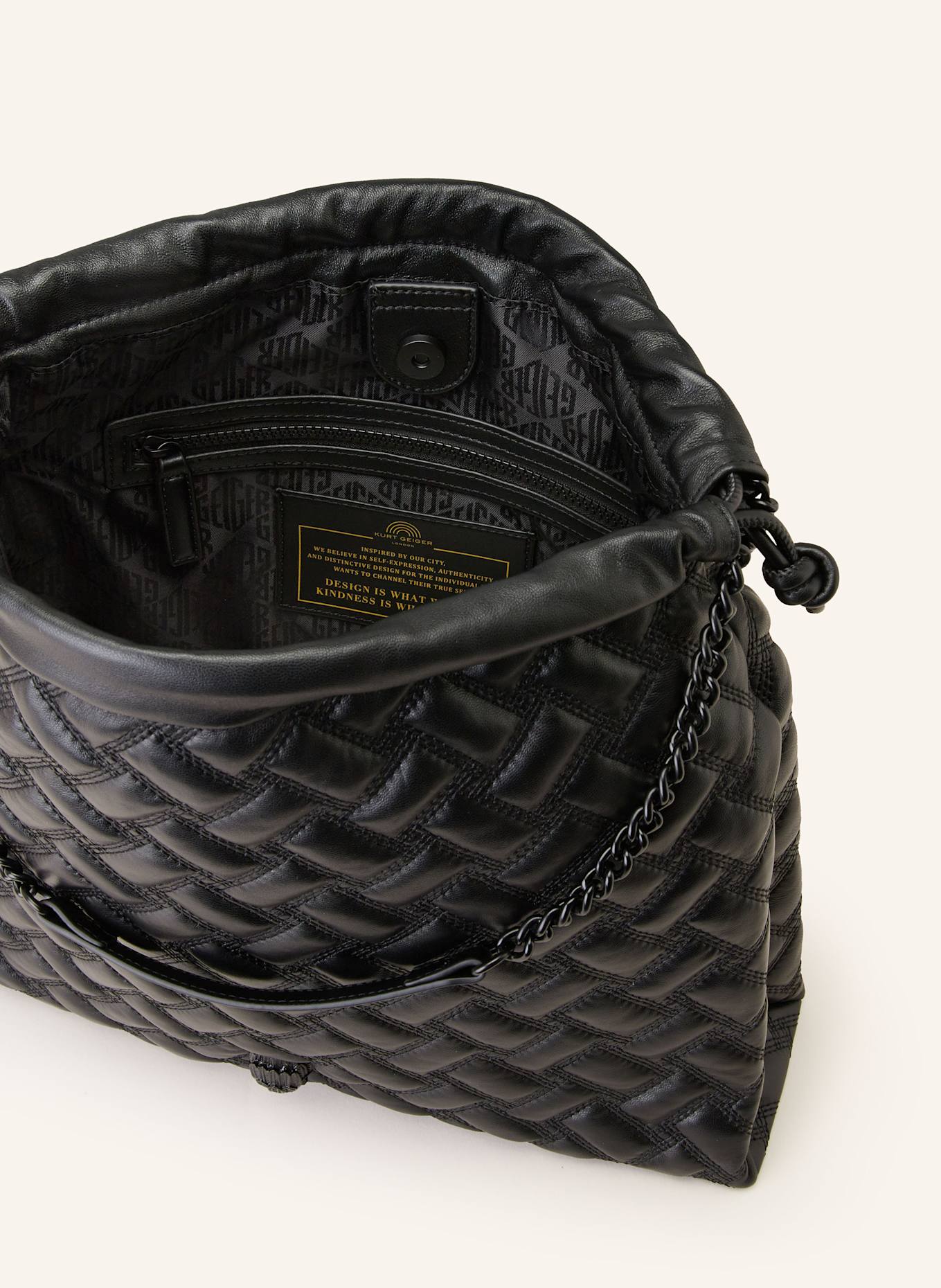 KURT GEIGER Pouch bag KENSINGTON: BLACK