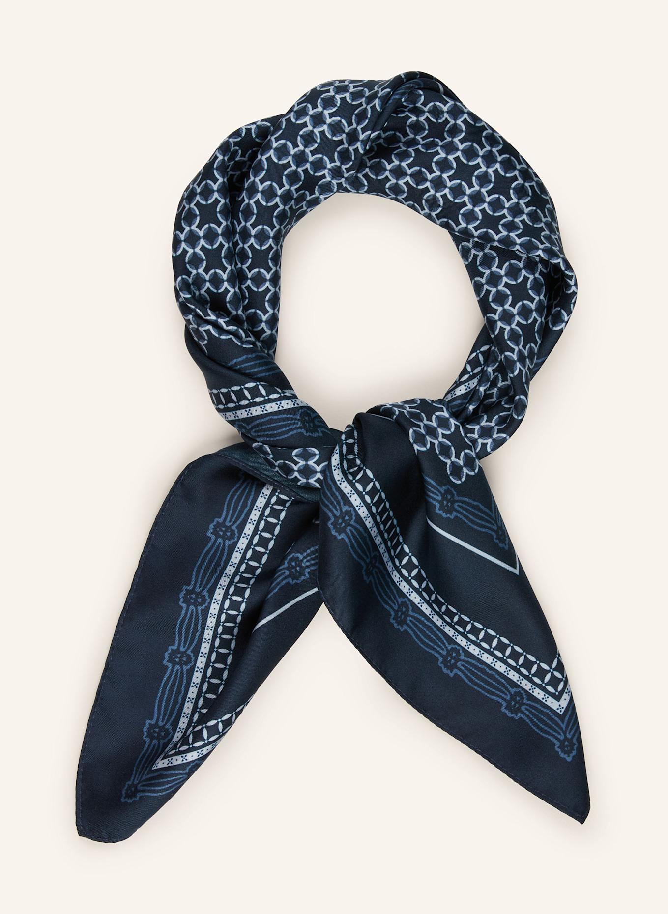 OLYMP Hedvábný šátek: TMAVĚ MODRÁ / TMAVĚ MODRÁ