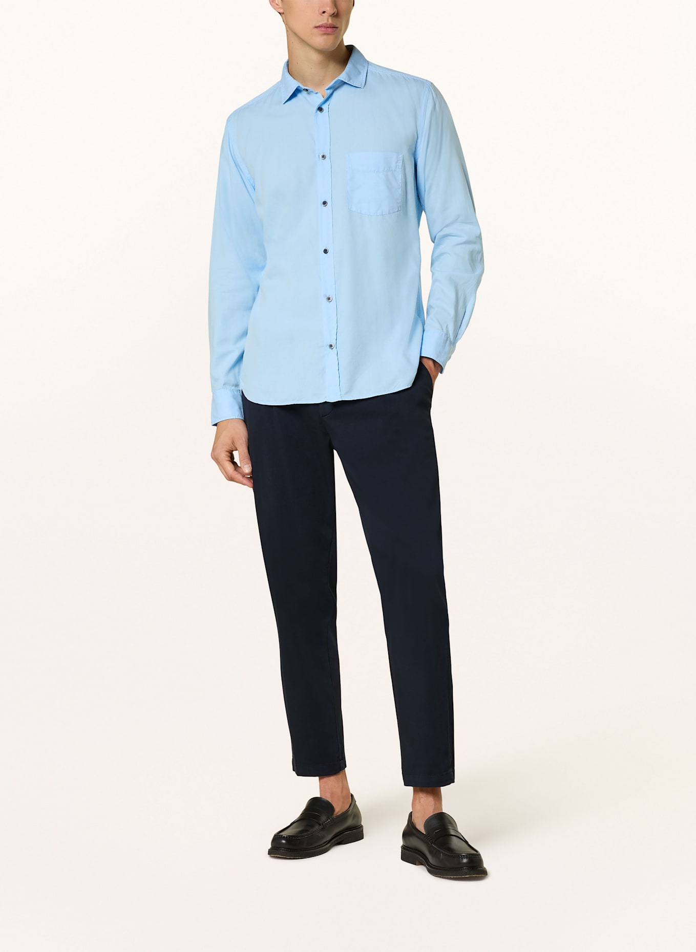 OLYMP Hemd Casual modern fit: HELLBLAU