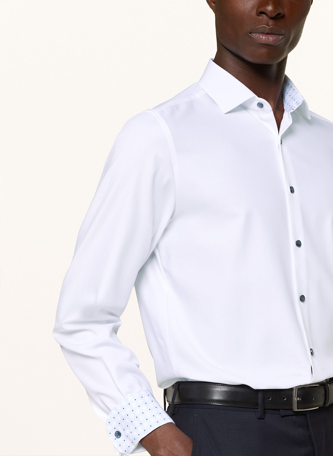 OLYMP Hemd Level Five body fit: WEISS