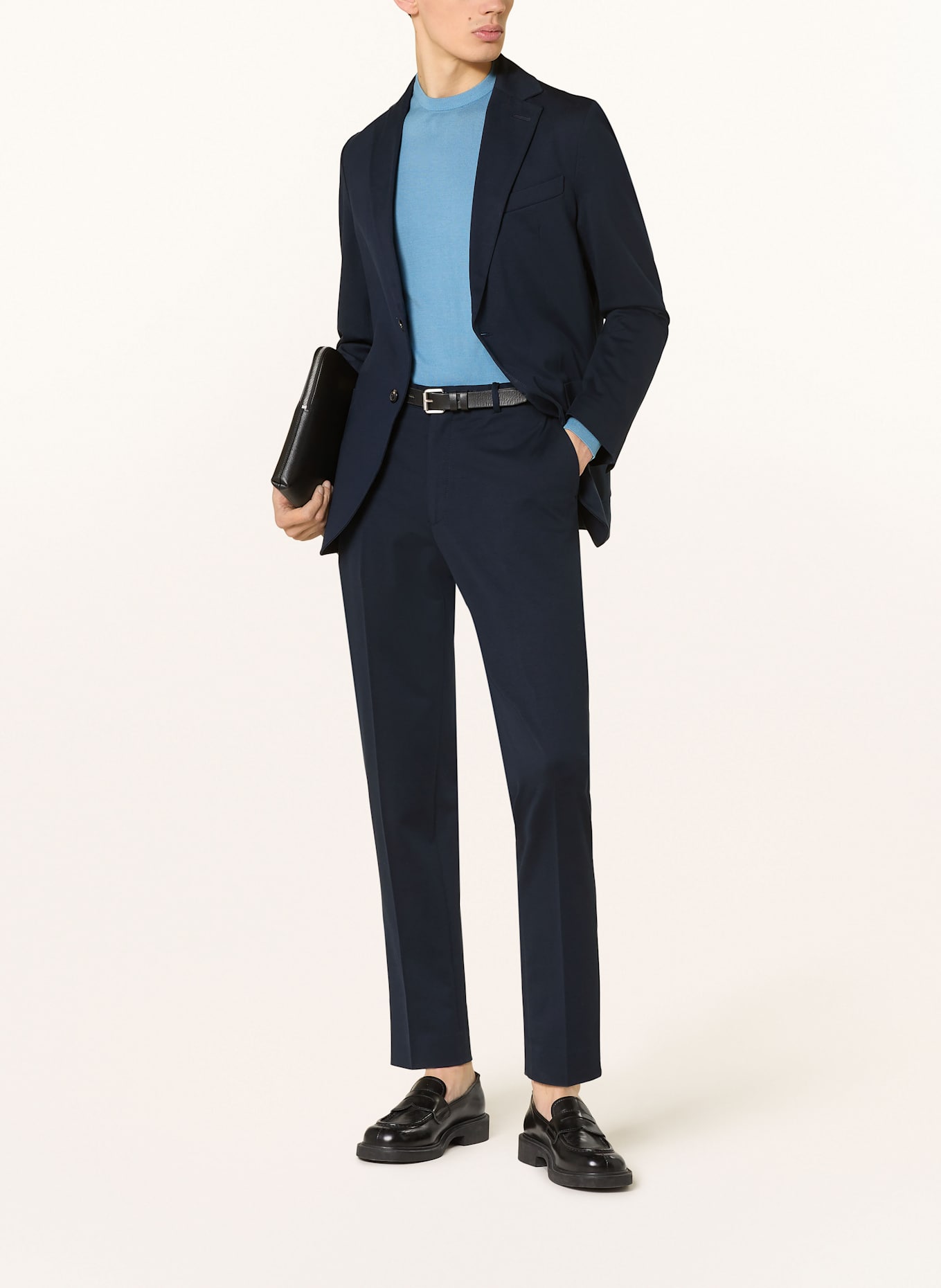 CIRCOLO 1901 Spodnie garniturowe extra slim fit, Kolor: 447 Blu Navy (Obrazek 2)