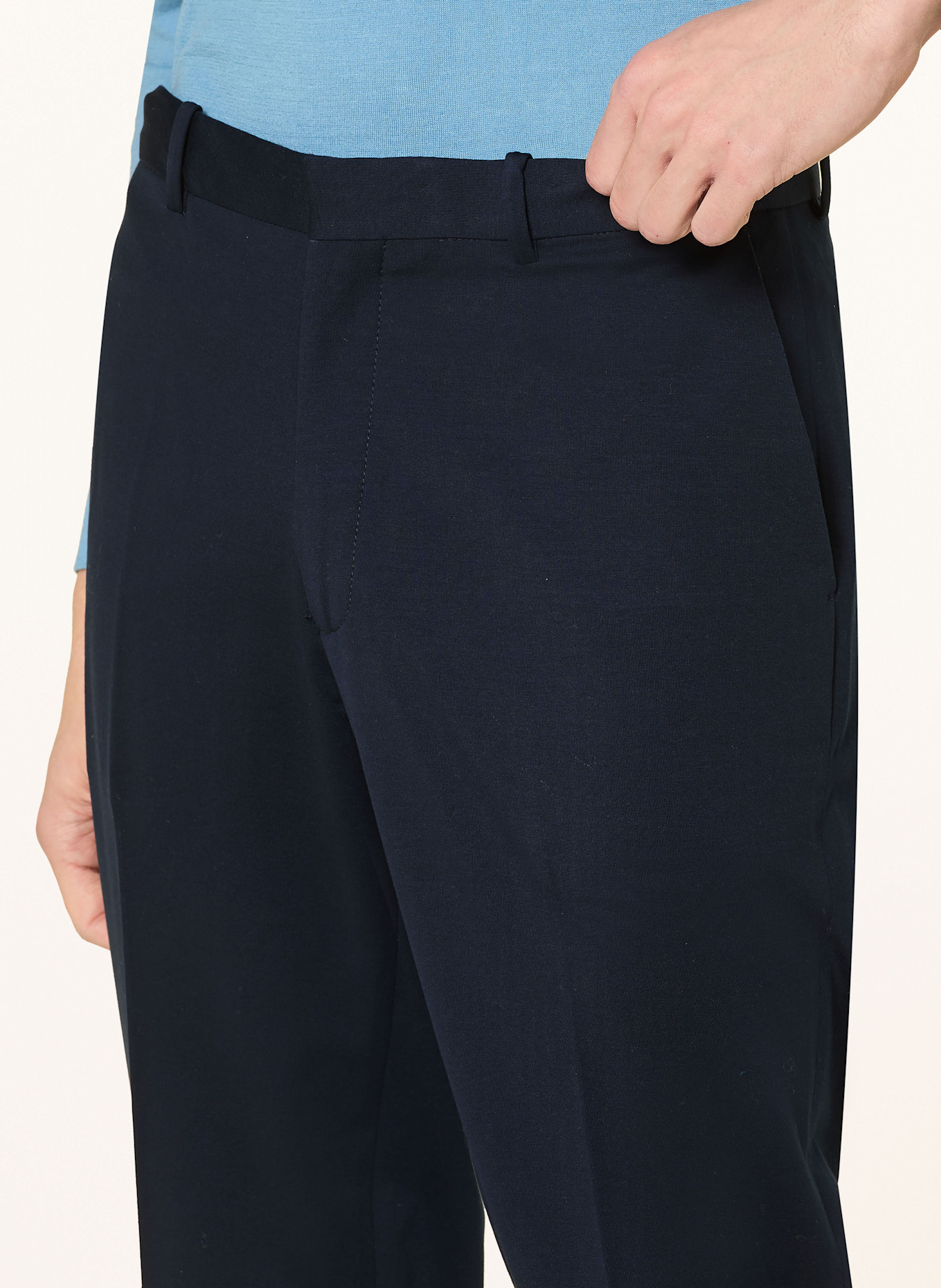CIRCOLO 1901 Spodnie garniturowe extra slim fit, Kolor: 447 Blu Navy (Obrazek 6)