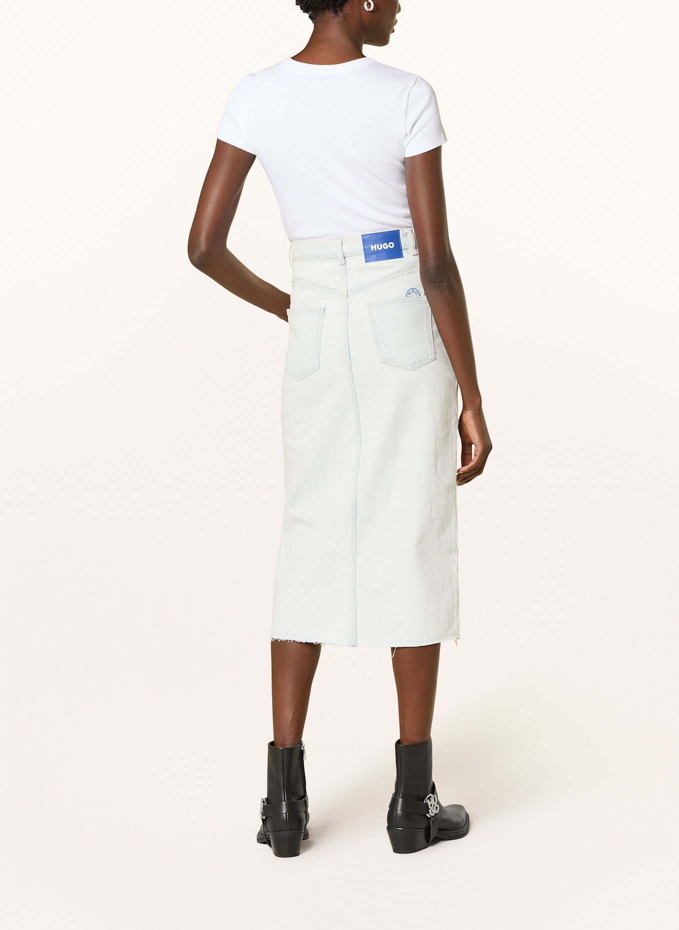 HUGO Jeansrock GALITA: 441 TURQUOISE/AQUA