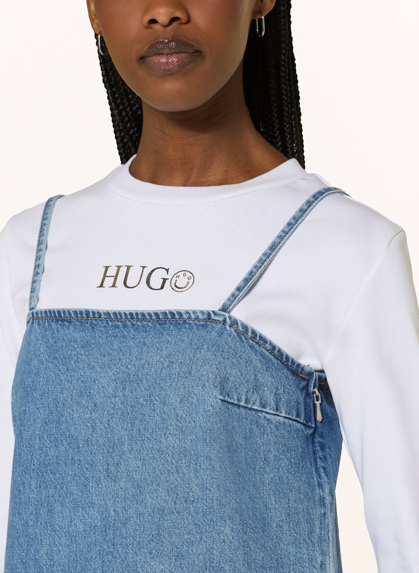 HUGO Jeanskleid GARCY: BLAU