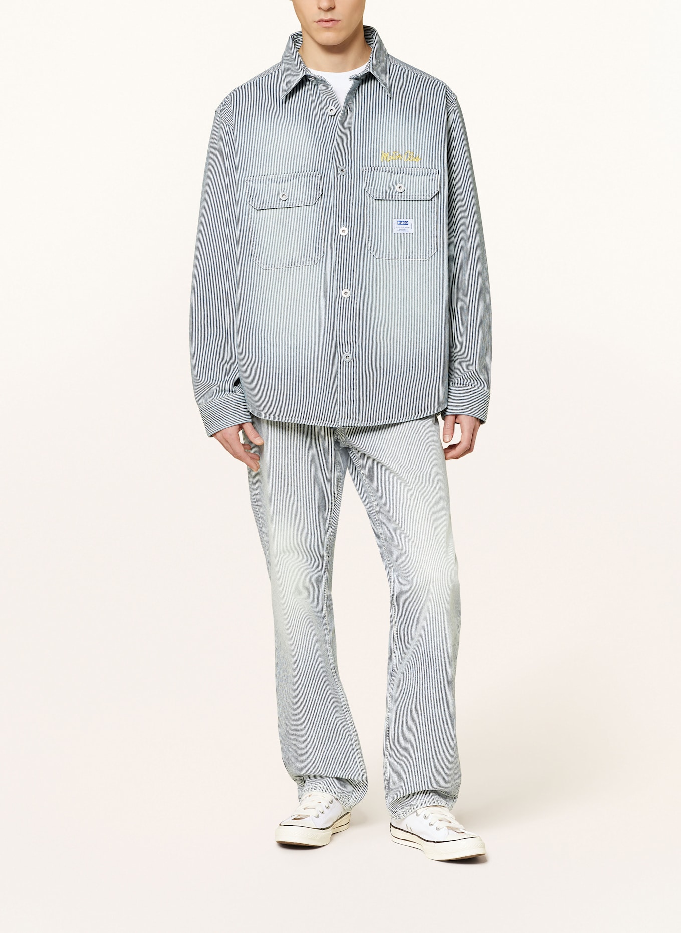 HUGO Jeans-Overshirt EBOLT: 439 BRIGHT BLUE