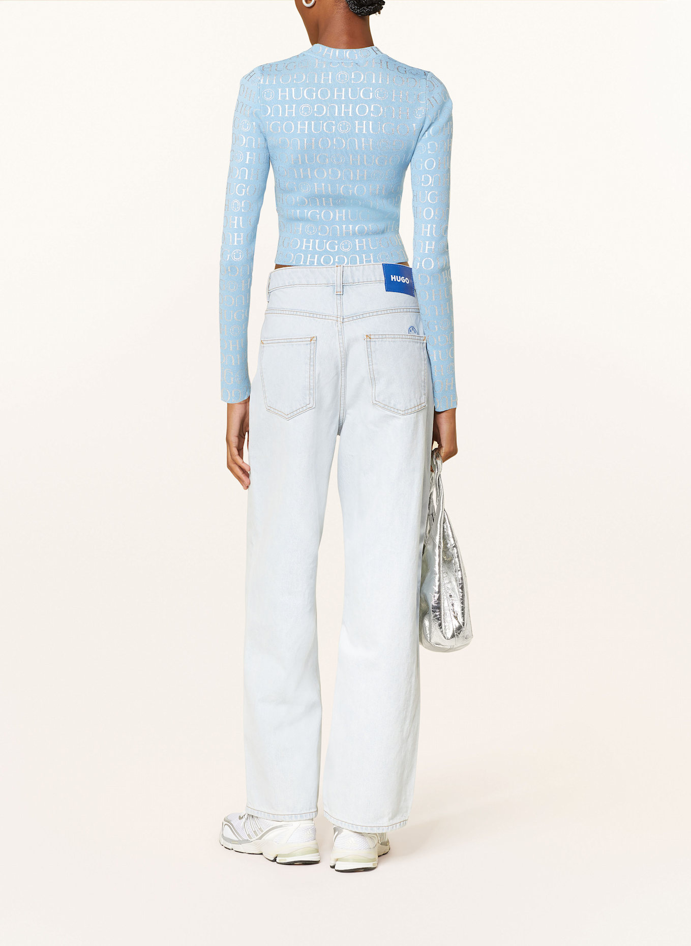 HUGO Jeans LENI: 449 TURQUOISE/AQUA