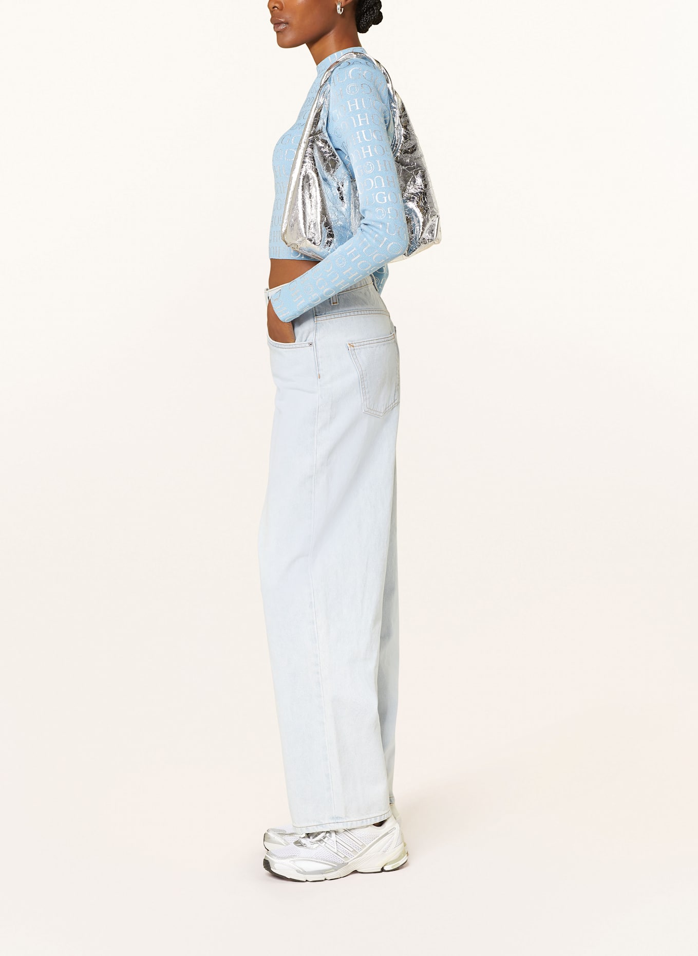 HUGO Jeans LENI: 449 TURQUOISE/AQUA