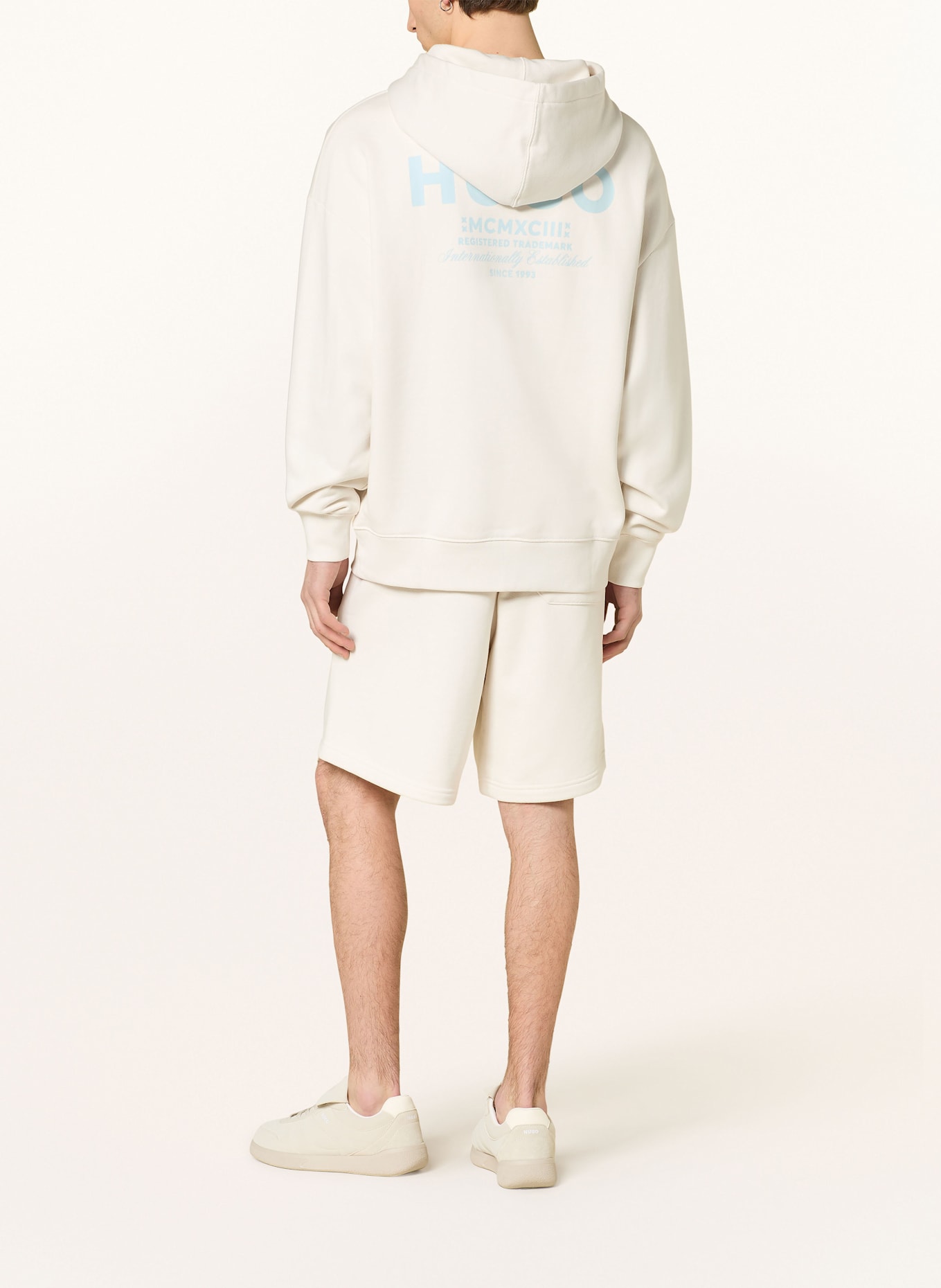 HUGO Sweatshorts NOMARIO: WEISS