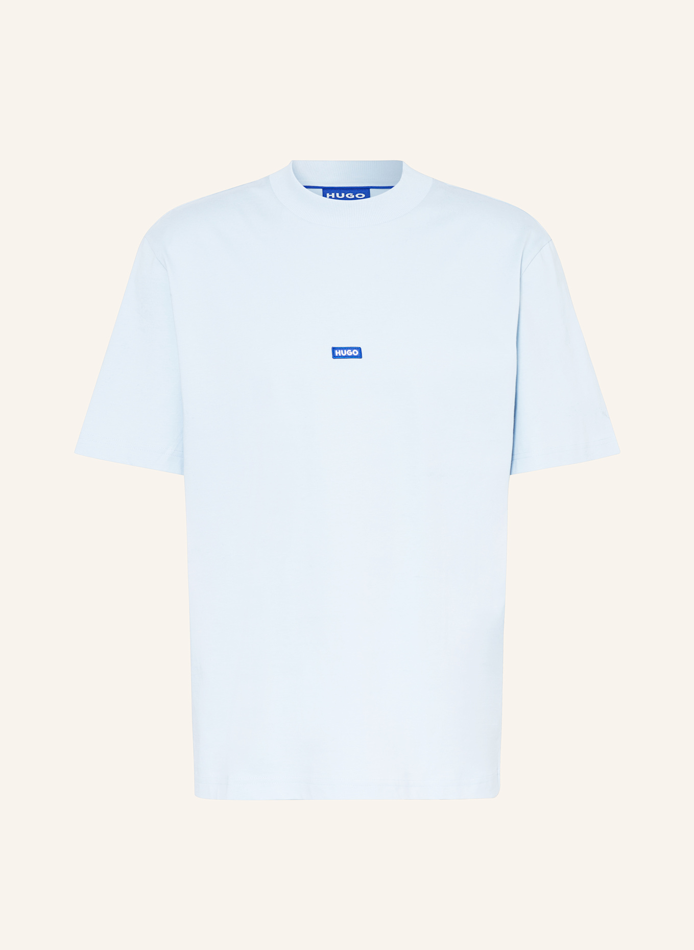 HUGO T-shirt NIEROS: LIGHT BLUE