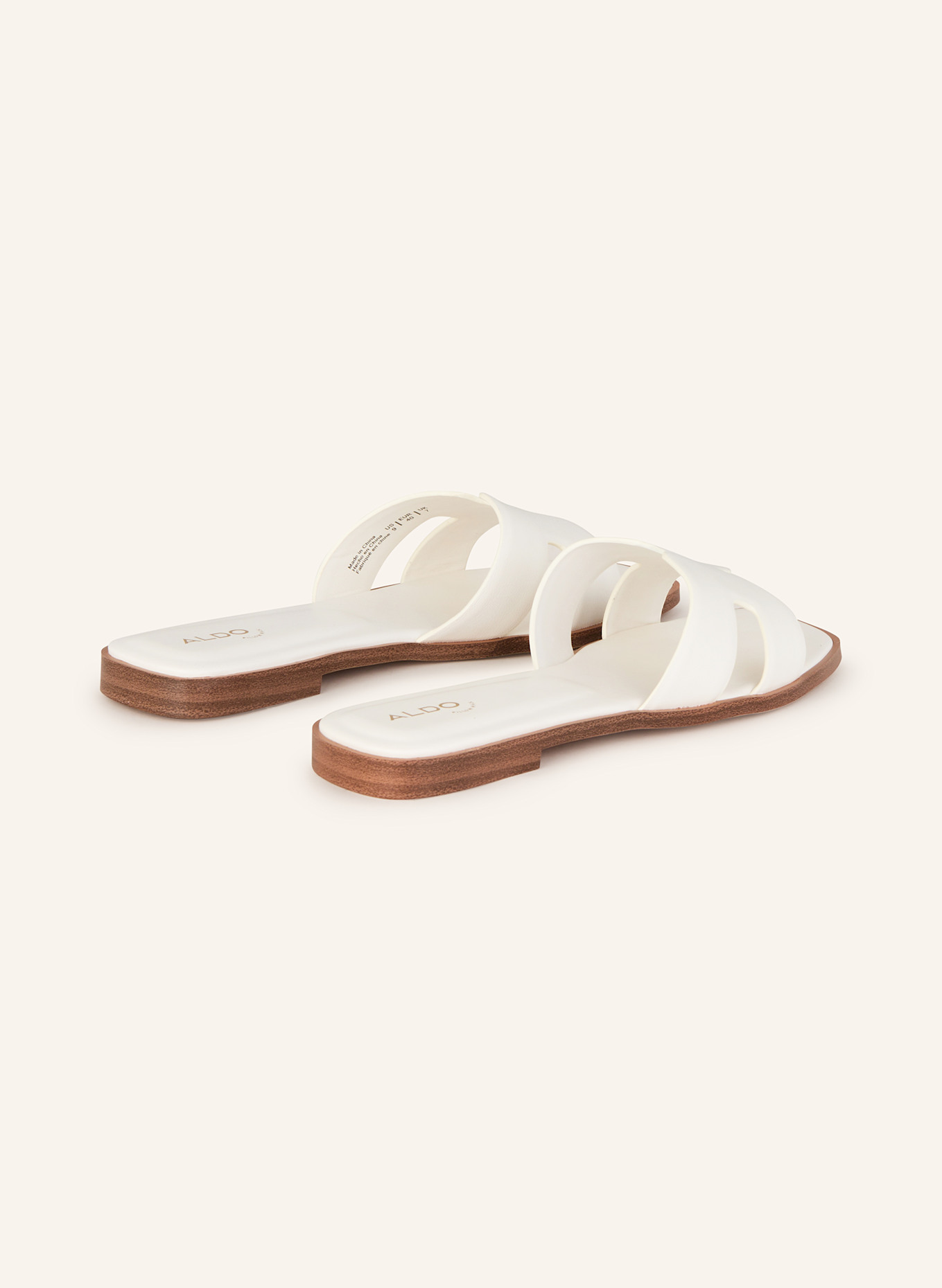 ALDO Pantoletten ITSANDAL, Farbe: WEISS (Bild 2)