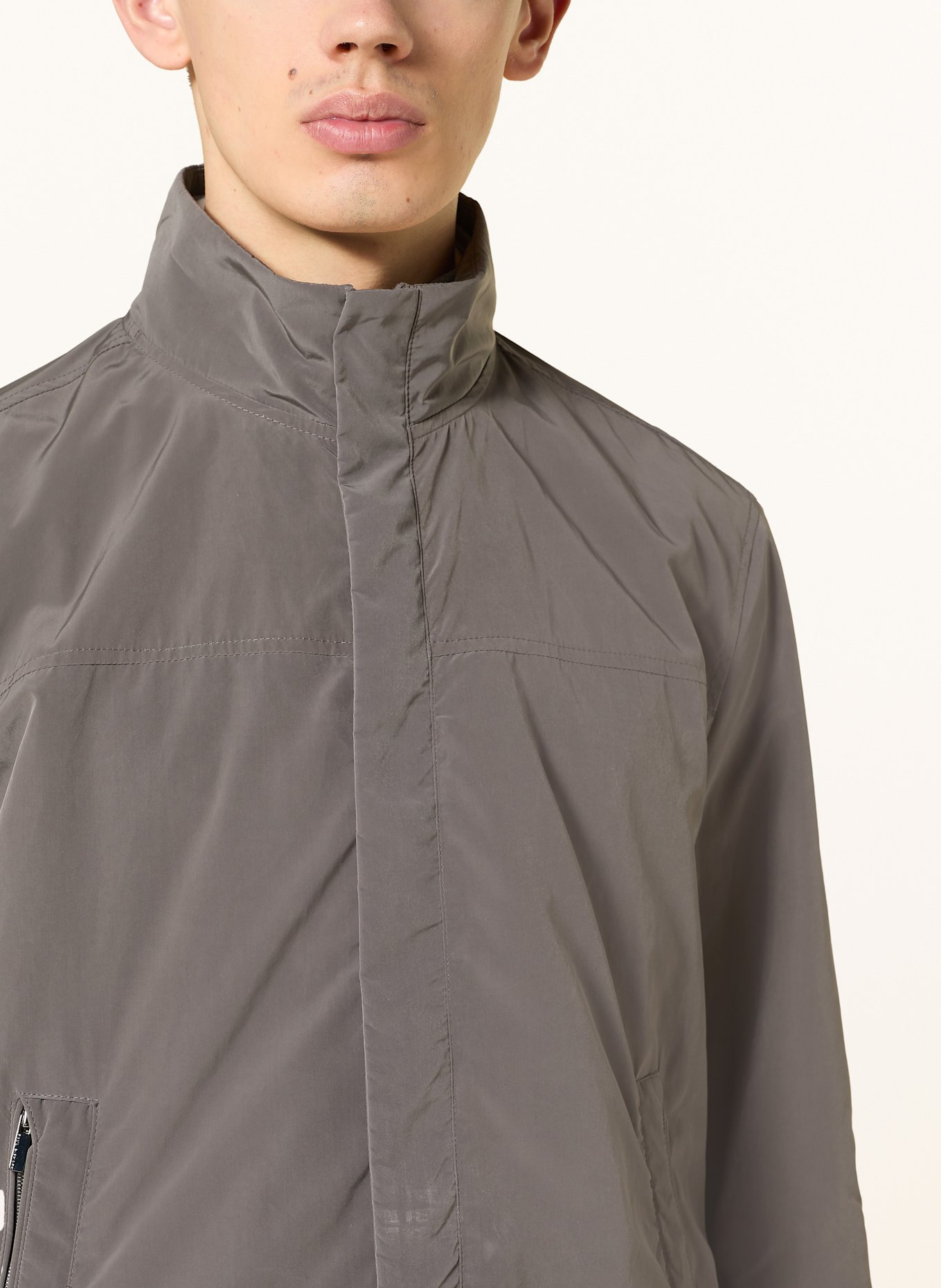 PAUL & SHARK Blouson: ČERNOŠEDÁ